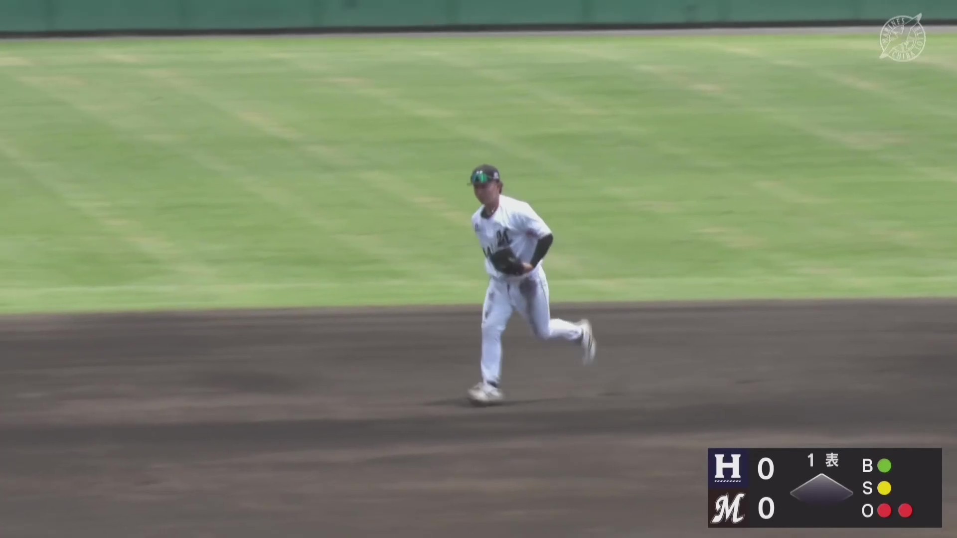【ファーム】初回から守備で魅せる!! マリーンズ・宮崎竜成 ライナー性の当たりをダイビングキャッチ!! 2026年7月10日 千葉ロッテマリーンズ 対 ハヤテベンチャーズ静岡
