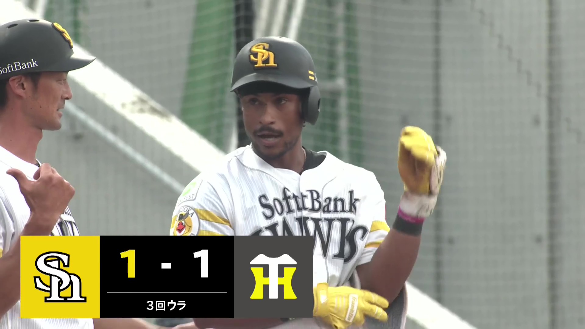 【ファーム】勝負強さを見せる!! ホークス・ダウンズ 右中間を破るタイムリー3ベースで同点!! 2026年7月4日 福岡ソフトバンクホークス 対 阪神タイガース