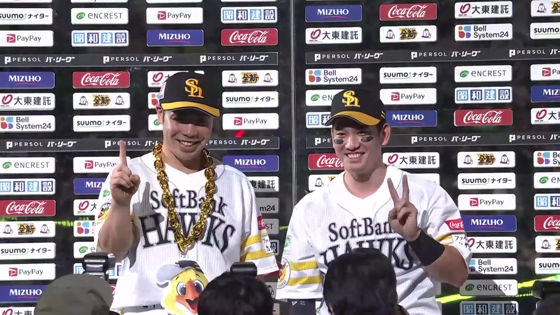 ホークス・近藤健介選手・栗原陵矢選手ヒーローインタビュー 7月22日 福岡ソフトバンクホークス 対 オリックス・バファローズ
