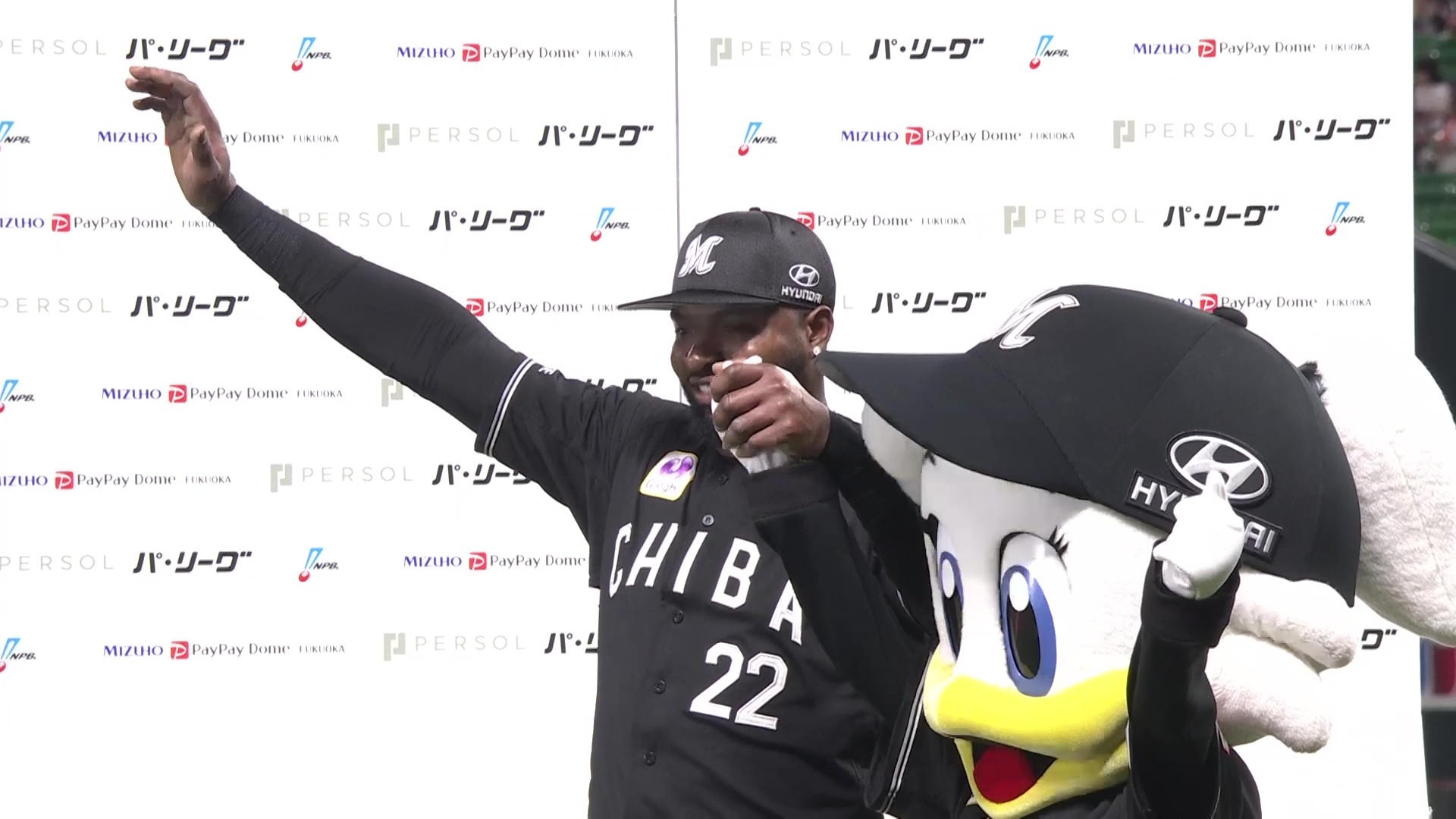 マリーンズ・ポランコ選手ヒーローインタビュー 5月9日 福岡ソフトバンクホークス 対 千葉ロッテマリーンズ