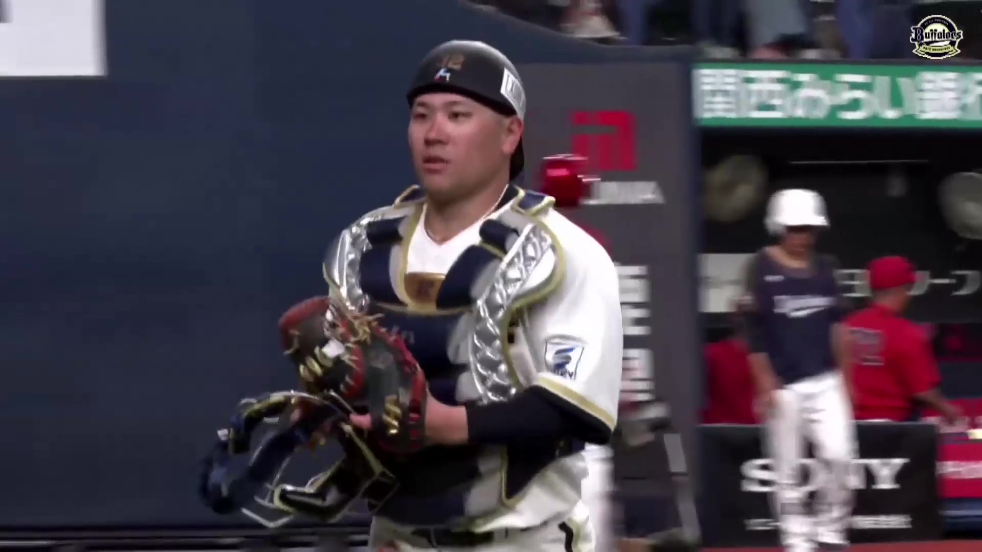 【ファーム】正確なスローイング!! バファローズ・福永奨 素早い送球で盗塁阻止!! 2026年5月19日 オリックス・バファローズ 対 広島東洋カープ