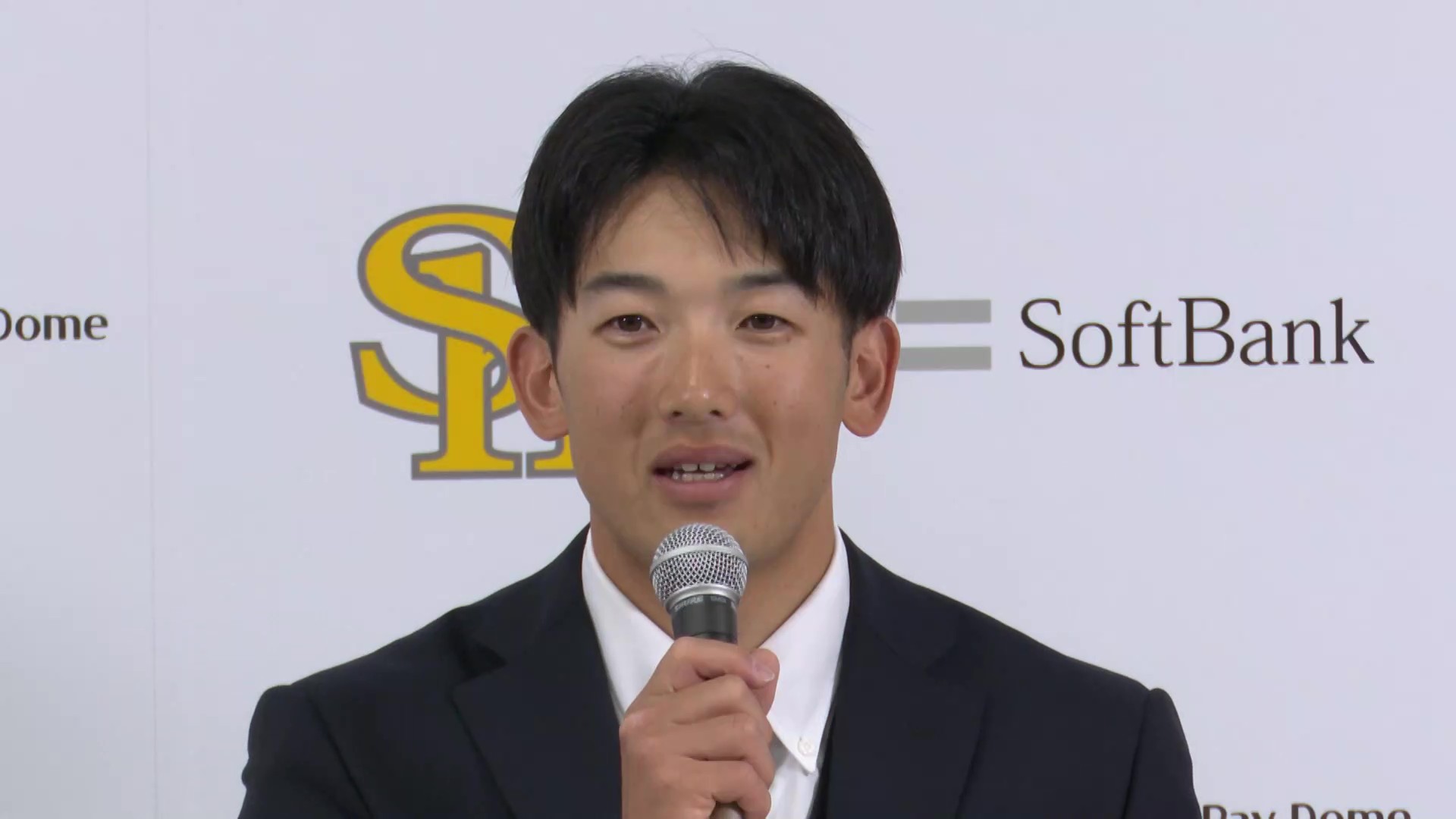 ホークス・山本祐大 入団会見 2026年5月13日 福岡ソフトバンクホークス