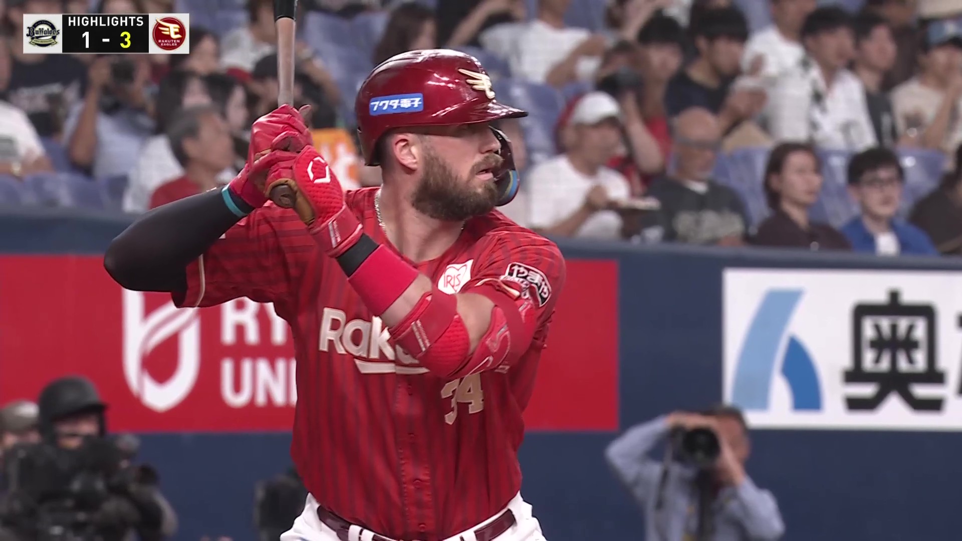 8月6日 オリックス・バファローズ 対 東北楽天ゴールデンイーグルス ハイライト