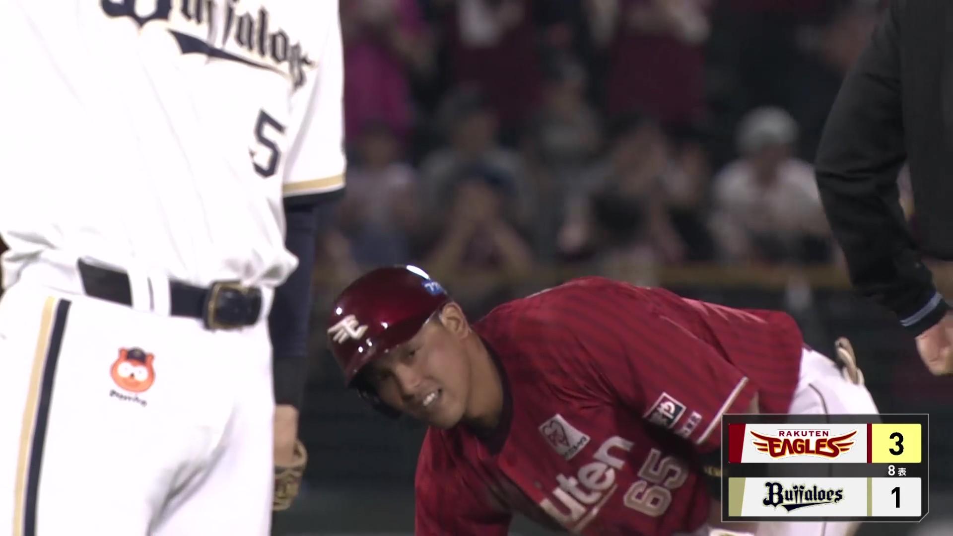 【8回表】終盤に貴重な追加点!! イーグルス・堀内謙伍 センターへのタイムリー2ベースヒットを放つ!! 2026年6月27日 オリックス・バファローズ 対 東北楽天ゴールデンイーグルス