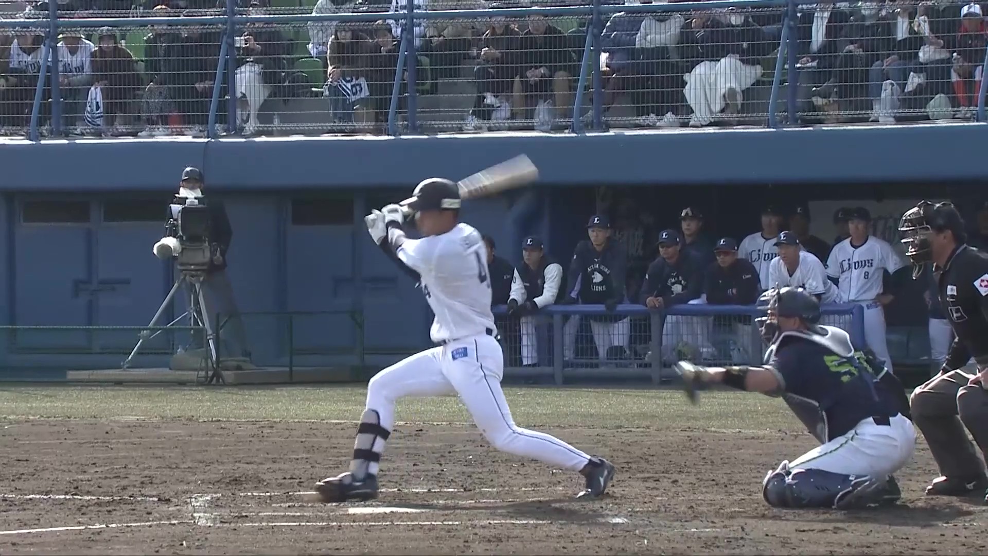 【8回裏】新戦力の一打!! ライオンズ・石井一成 逆方向への鋭いタイムリーヒットを放つ!! 2026年3月7日 埼玉西武ライオンズ 対 東京ヤクルトスワローズ