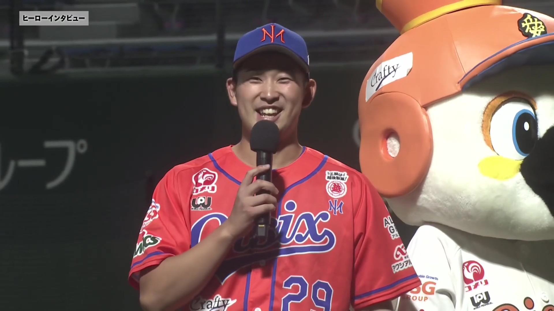 アルビレックスBC・南波秀投手ヒーローインタビュー 6月27日 福岡ソフトバンクホークス 対 オイシックス新潟アルビレックスBC