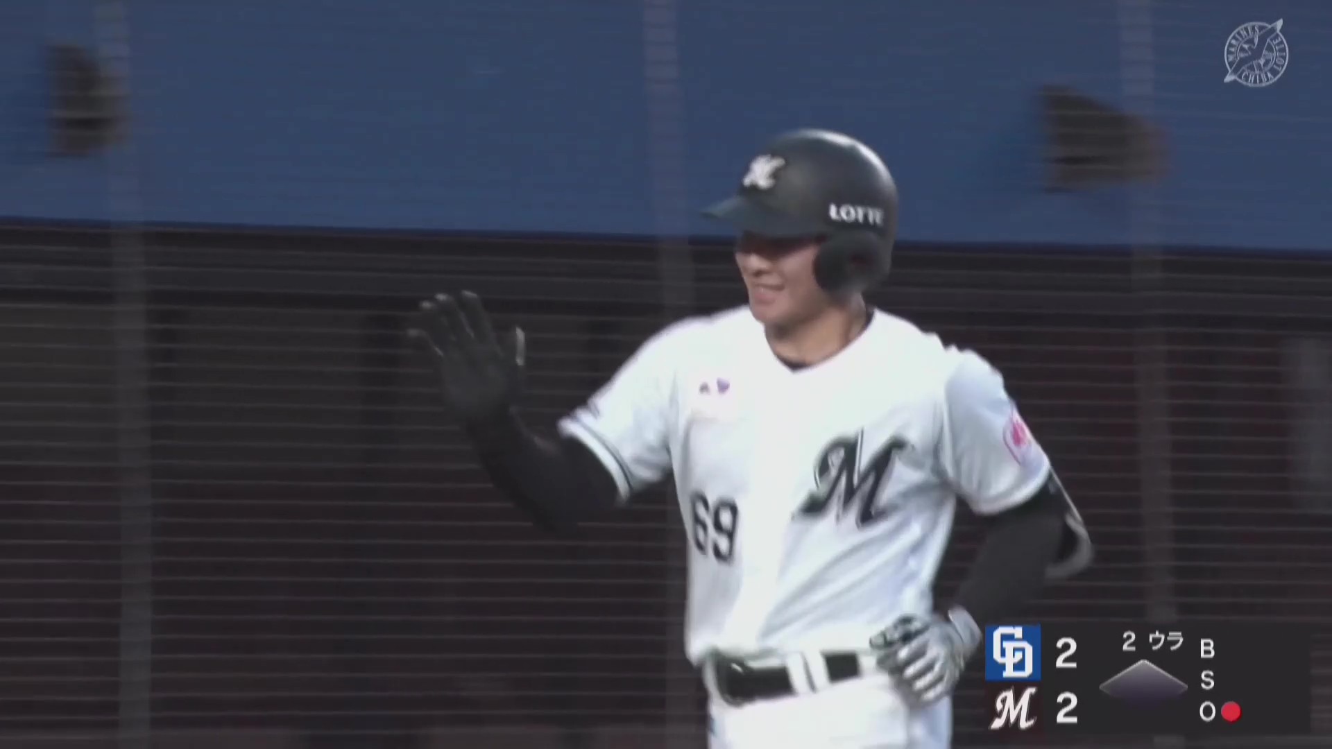 【ファーム】マリーンズ・岡村了樹 レフトスタンドへ伸びていく打球は同点のソロホームラン!! 2026年5月26日 千葉ロッテマリーンズ 対 中日ドラゴンズ