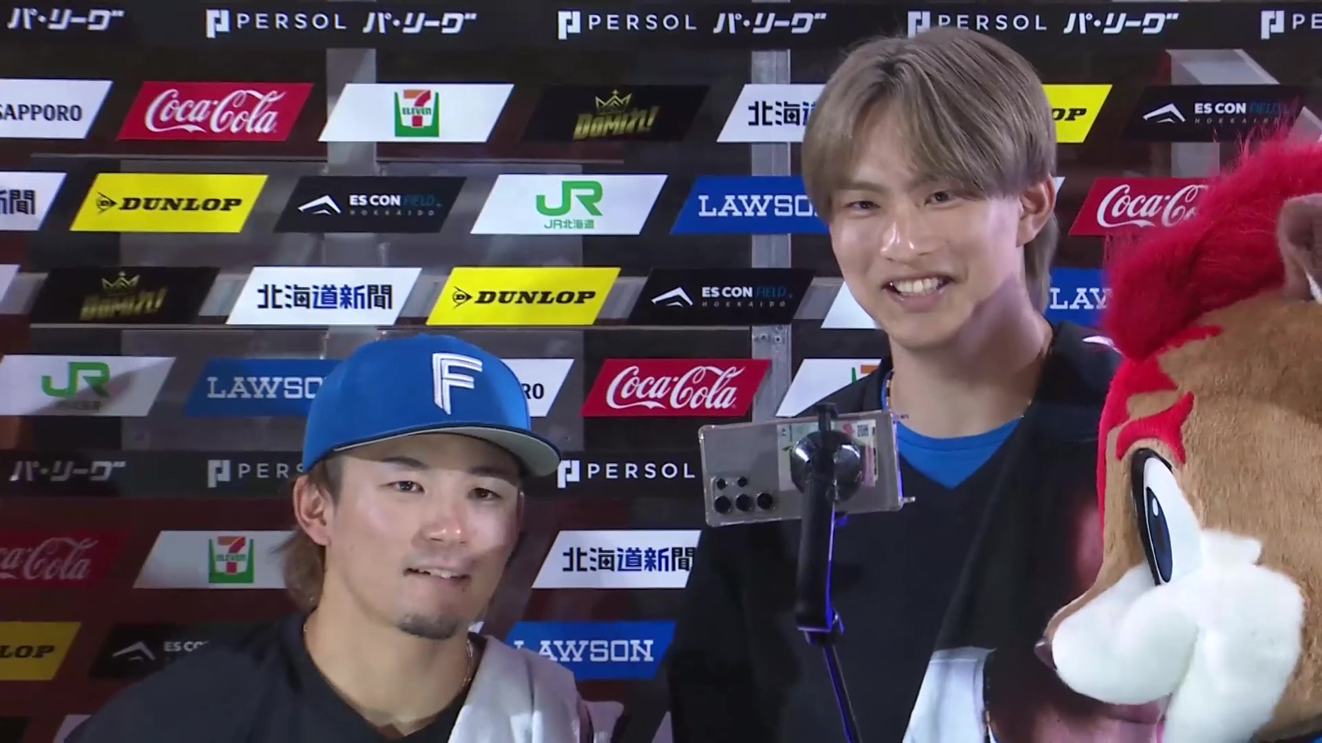 ファイターズ・水野達稀選手・達孝太投手ヒーローインタビュー 7月31日 北海道日本ハムファイターズ 対 千葉ロッテマリーンズ