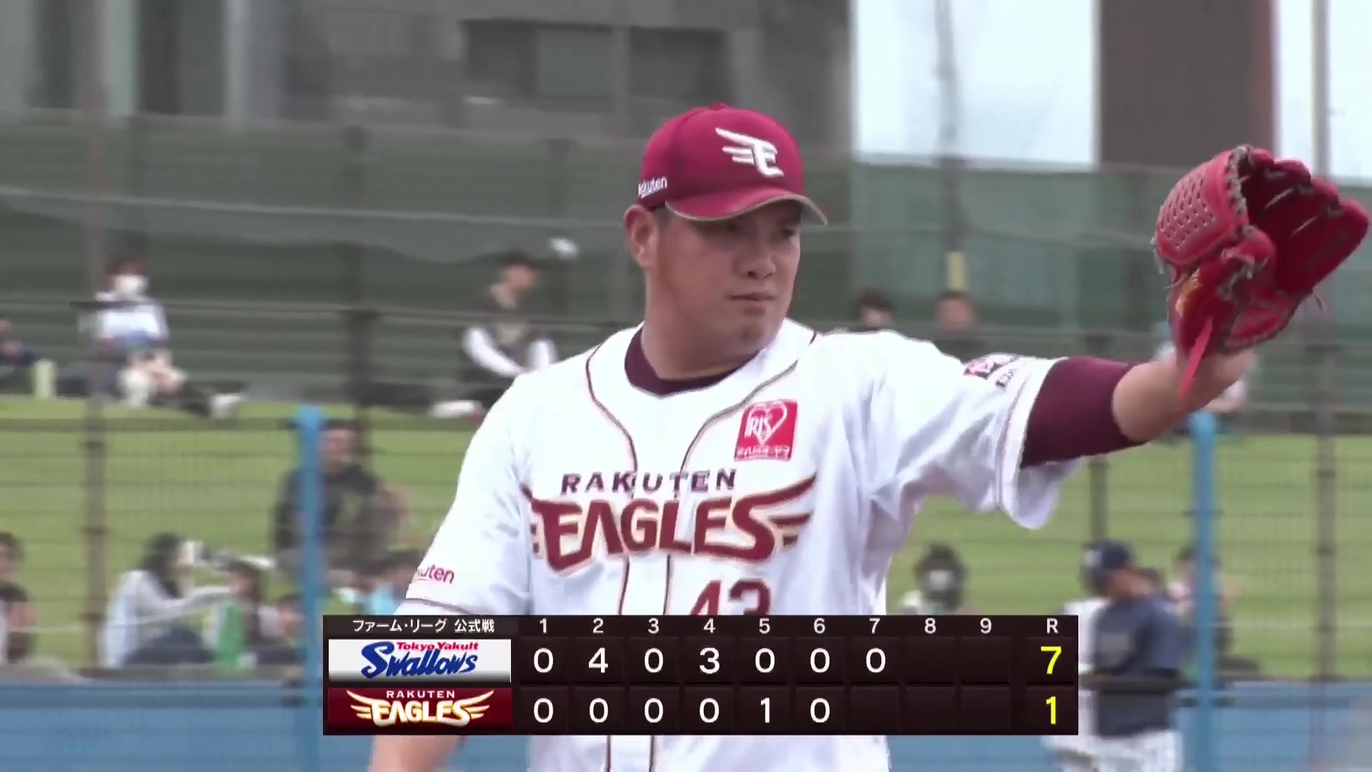 【ファーム】好リリーフ!! イーグルス・宋家豪 3者連続三振を奪い1イニングを無失点に抑える!! 2026年9月26日 東北楽天ゴールデンイーグルス 対 東京ヤクルトスワローズ