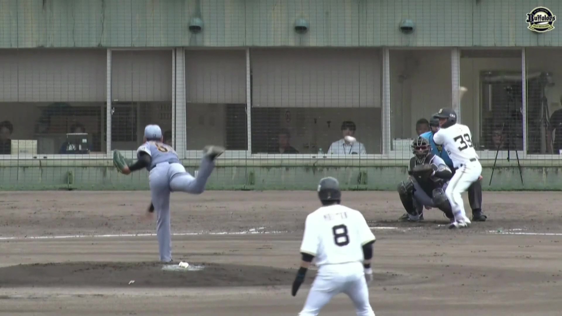 【ファーム】初球を捉えた!! バファローズ・池田陵真 レフトへのタイムリーヒットで1点を返す!! 2026年7月11日 オリックス・バファローズ 対 阪神タイガース