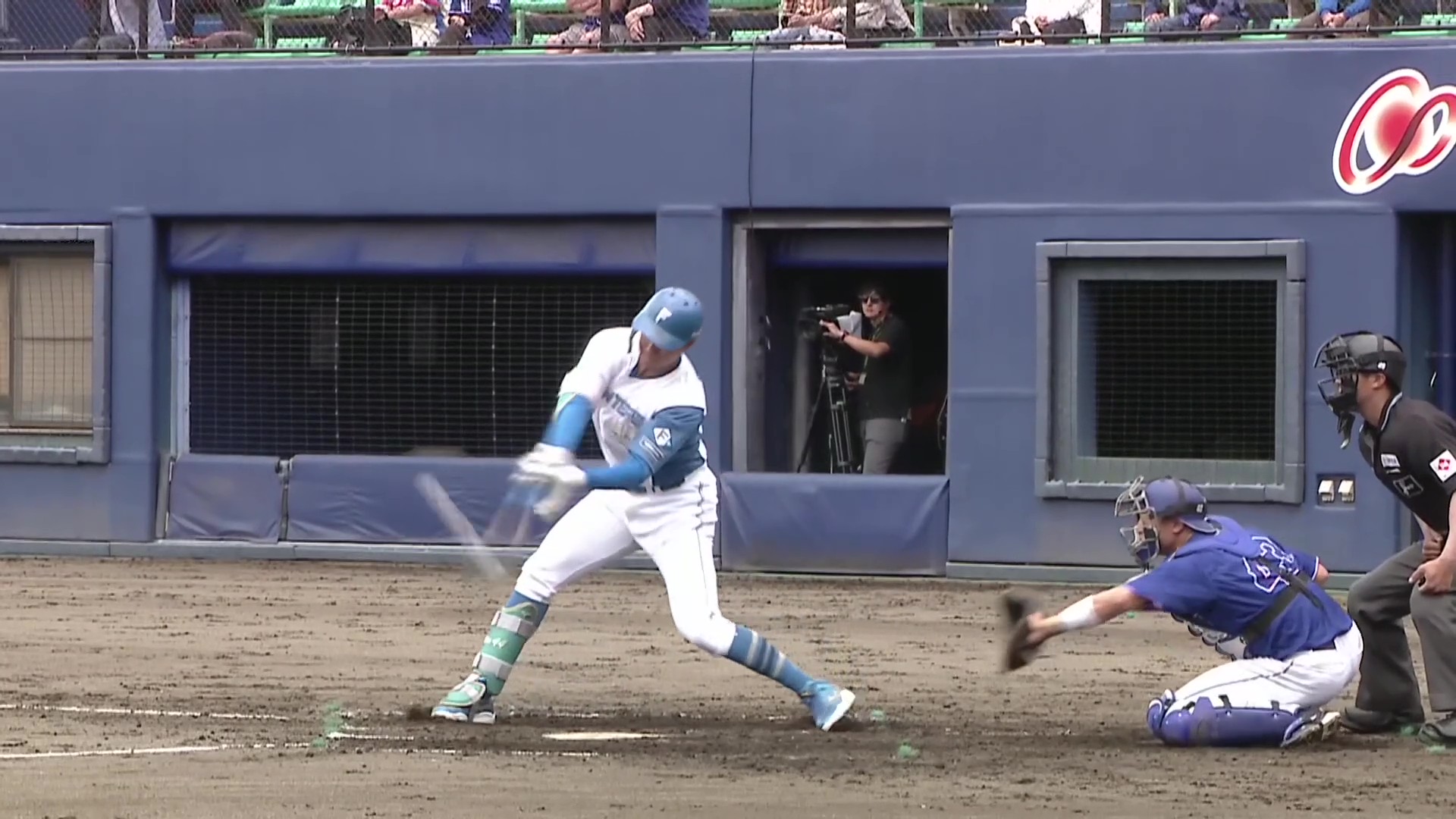 【ファーム】チャンスを逃さず!! ファイターズ・阪口樂 レフトへのタイムリーヒットで追加点!! 2026年6月4日 北海道日本ハムファイターズ 対 中日ドラゴンズ