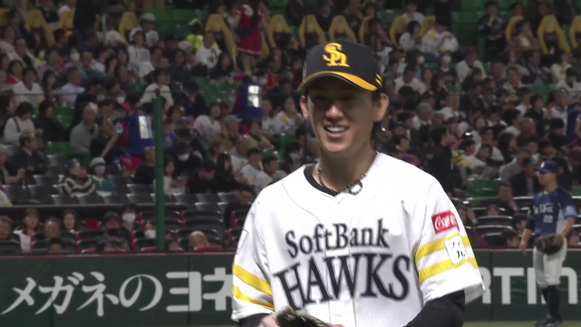 【2回表】野手のようなフィールディング!! ホークス・大津亮介 完璧な反応で併殺打に打ち取る!! 2026年4月9日 福岡ソフトバンクホークス 対 埼玉西武ライオンズ