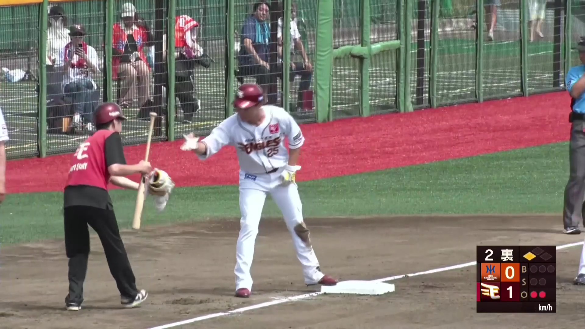 【ファーム】鋭い一打!! イーグルス・田中和基 ライトへのタイムリー3ベースヒットを放つ!! 2026年7月21日 東北楽天ゴールデンイーグルス 対 オイシックス新潟アルビレックスBC