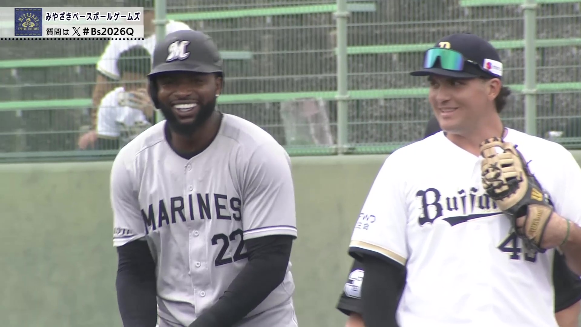 【MBG】マリーンズ・ポランコ ライト前にタイムリーヒットを放ち先制!! 2026年2月25日 オリックス・バファローズ 対 千葉ロッテマリーンズ