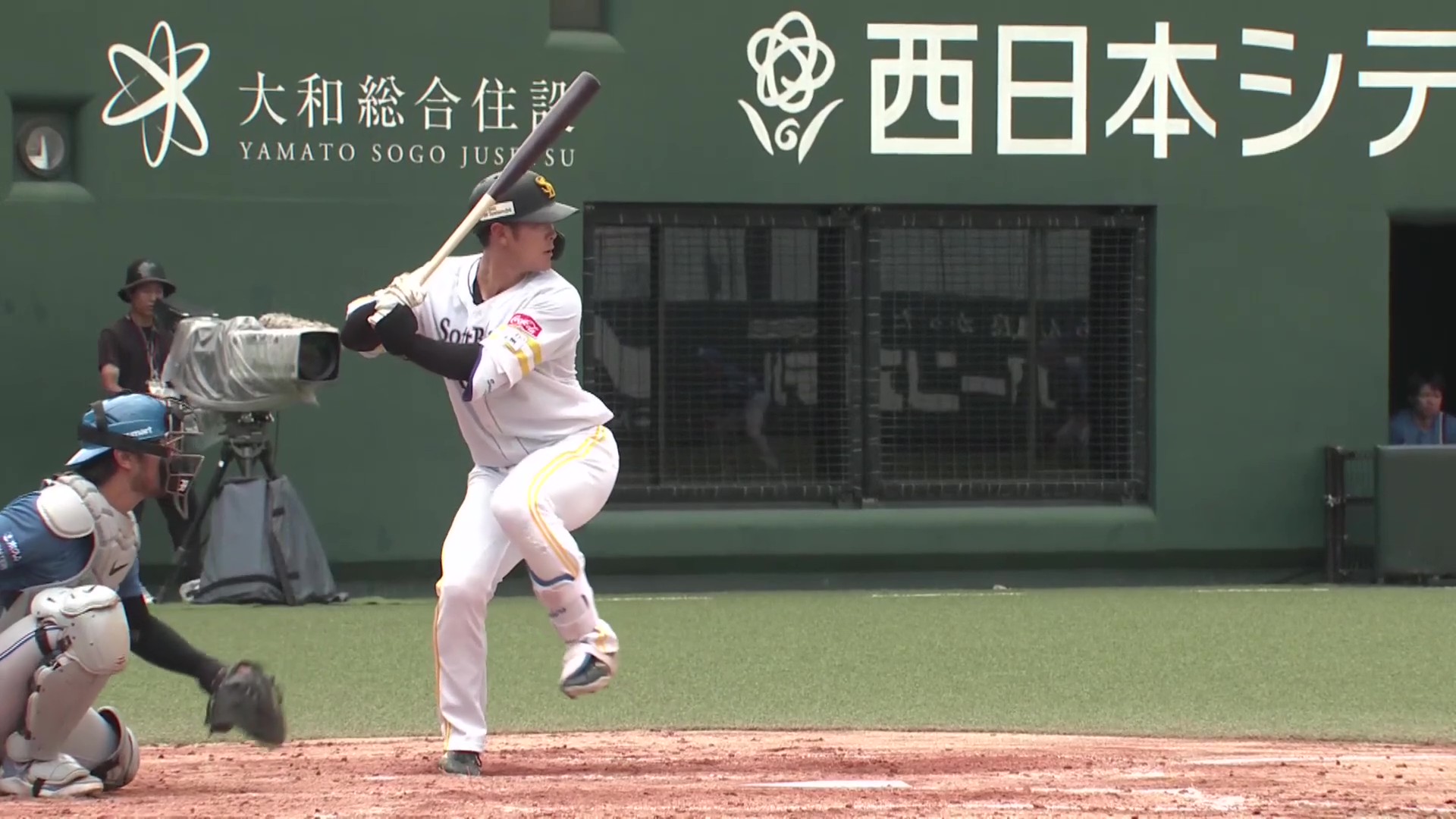 【ファーム】2打席連続タイムリー!! ホークス・石塚綜一郎 変化球をレフトに運び追加点!! 2026年5月28日 福岡ソフトバンクホークス 対 北海道日本ハムファイターズ