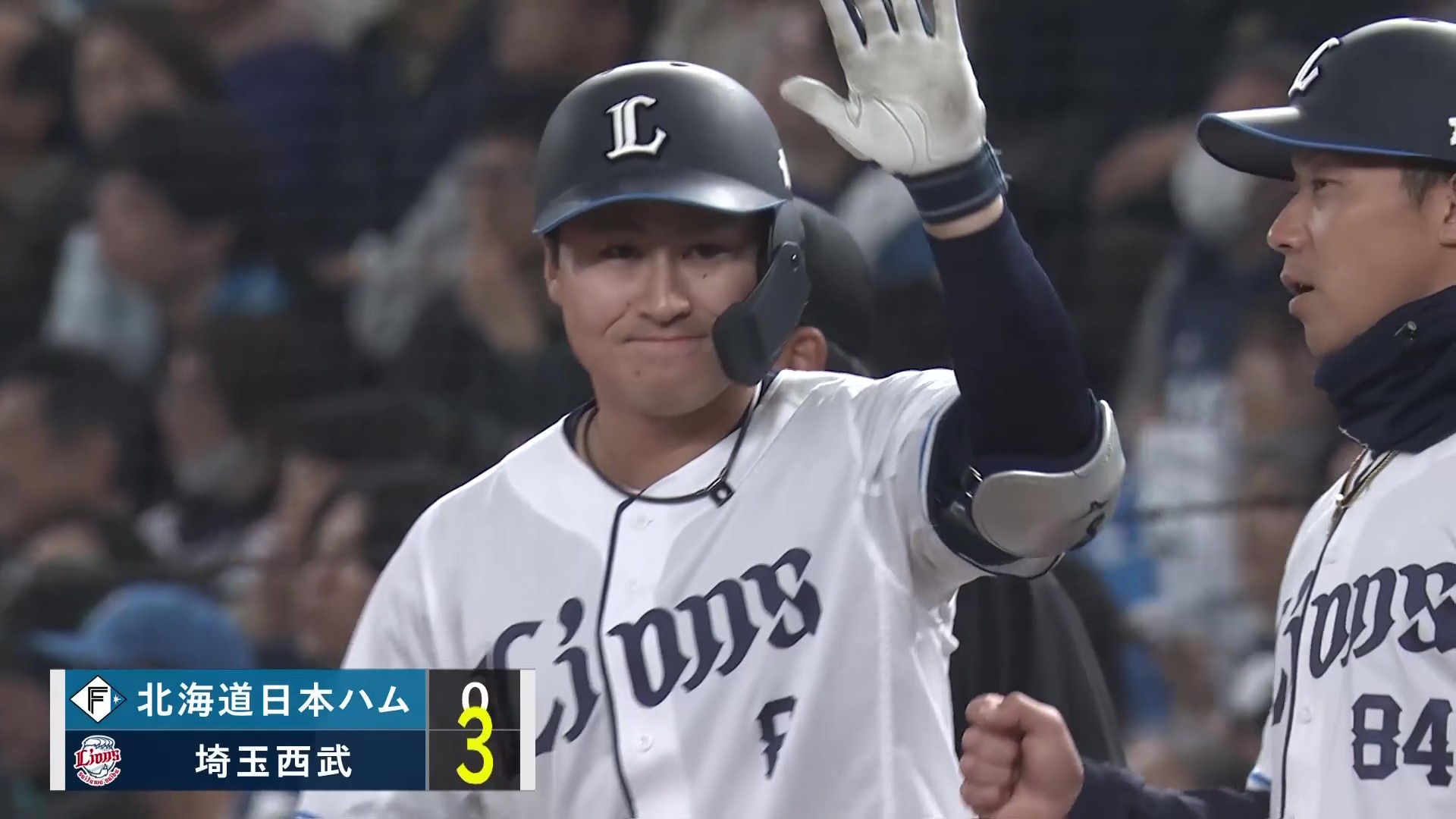 【5回裏】流石の勝負強さ!! ライオンズ・渡部聖弥 ライトへのタイムリーで追加点を挙げる!! 2026年4月29日 埼玉西武ライオンズ 対 北海道日本ハムファイターズ