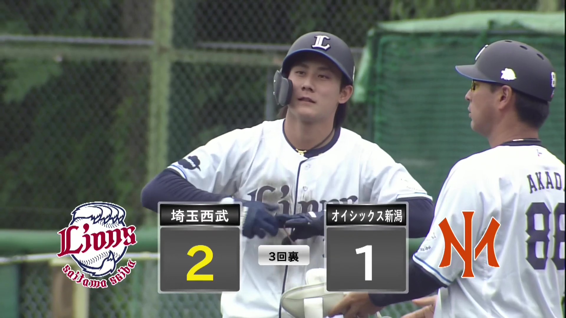 【ファーム】逆転に成功!! ライオンズ・福尾遥真 レフトへの2点タイムリーヒット!! 2026年5月6日 埼玉西武ライオンズ 対 オイシックス新潟アルビレックスBC