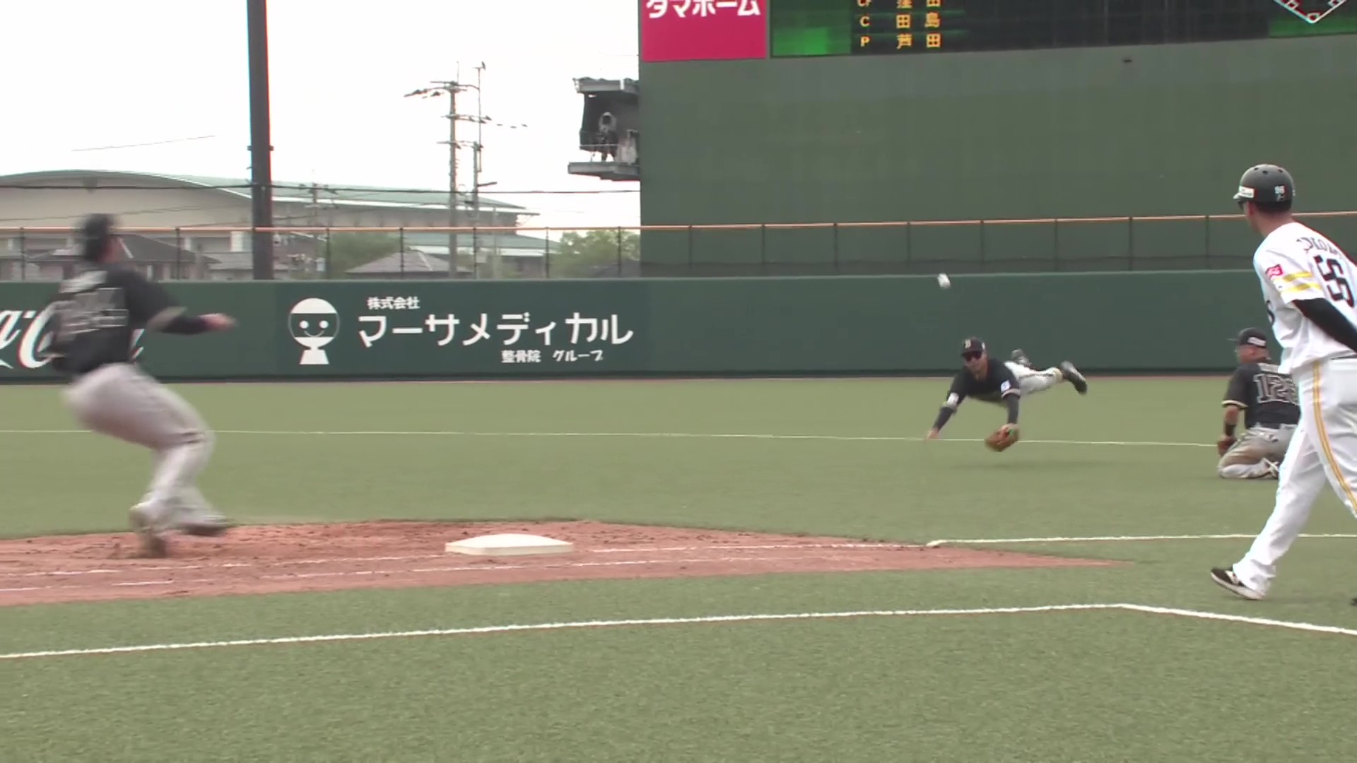 【ファーム】本日2度目!! バファローズ・河野聡太 素早いバックアップでチームを助ける!! 2026年4月17日 福岡ソフトバンクホークス 対 オリックス・バファローズ