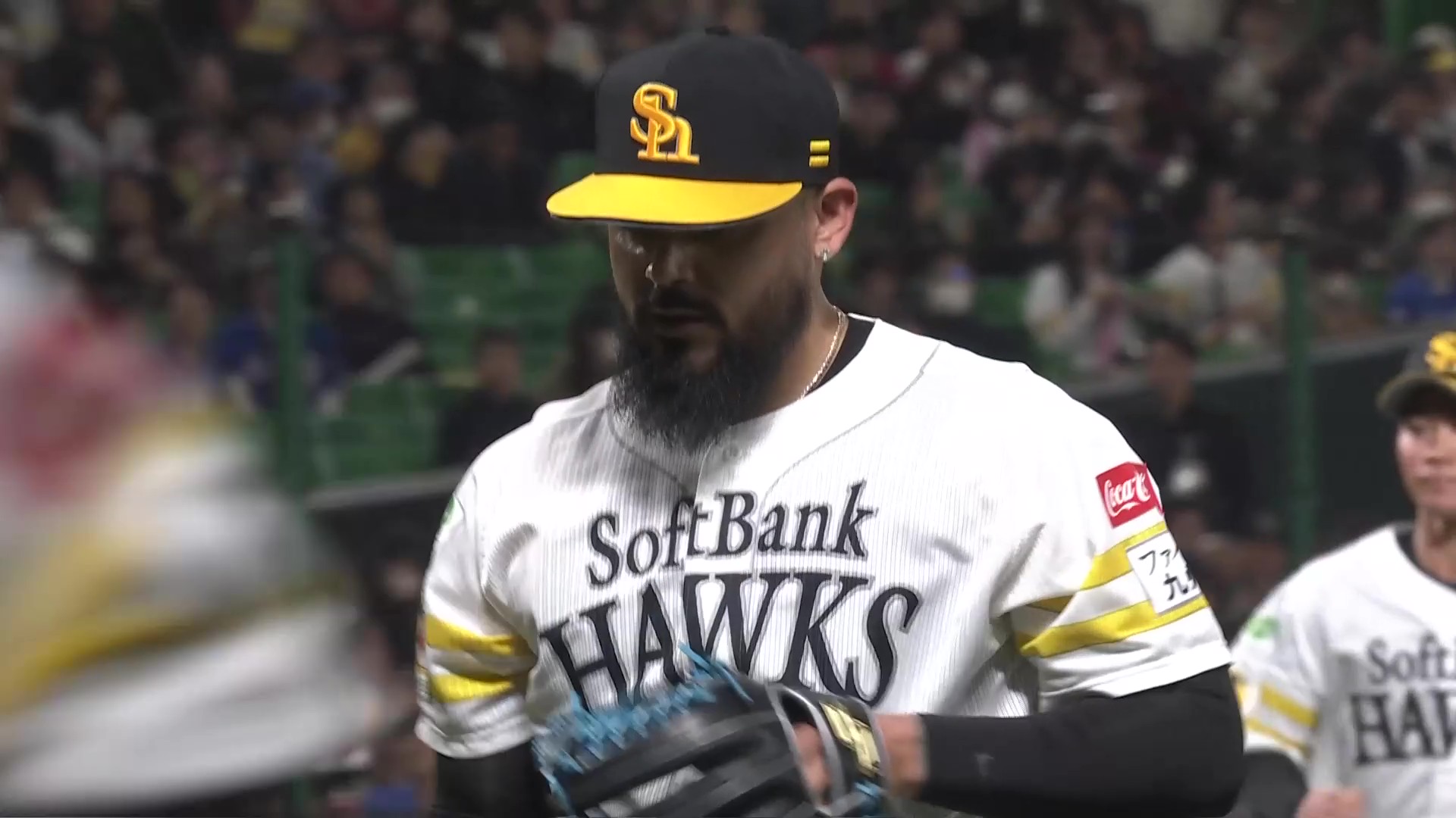 【8回表】頼れるリリーフへ!! ホークス・オスナ ヒット許すも無失点の好投を見せる!! 2026年3月17日 福岡ソフトバンクホークス 対 中日ドラゴンズ