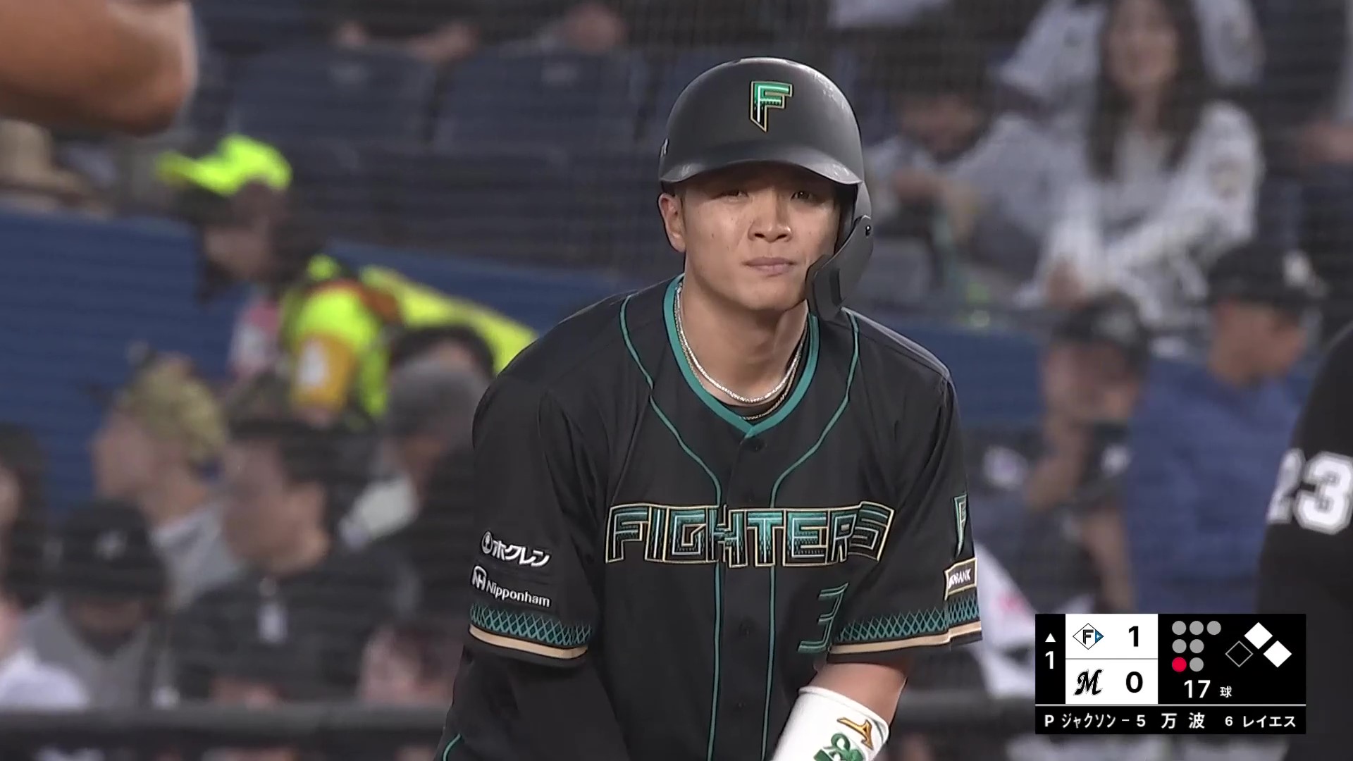 【1回表】これぞ4番の仕事!! ファイターズ・郡司裕也 センターへの先制タイムリーヒット!! 2026年4月14日 千葉ロッテマリーンズ 対 北海道日本ハムファイターズ