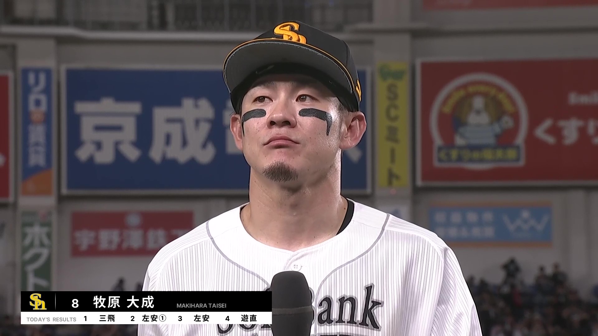 ホークス・牧原大成選手ヒーローインタビュー 7月18日 千葉ロッテマリーンズ 対 福岡ソフトバンクホークス