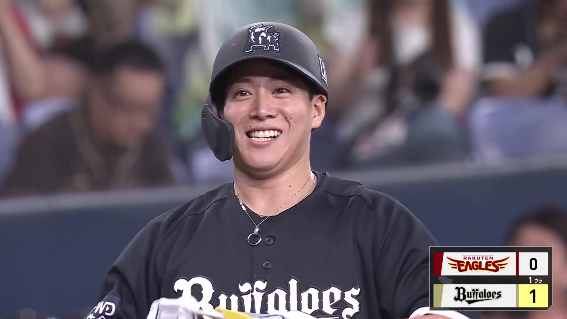 【1回裏】初回から先制!! バファローズ・来田涼斗 フェンス直撃のタイムリー3ベースヒット!!  2026年8月25日 オリックス・バファローズ 対 東北楽天ゴールデンイーグルス