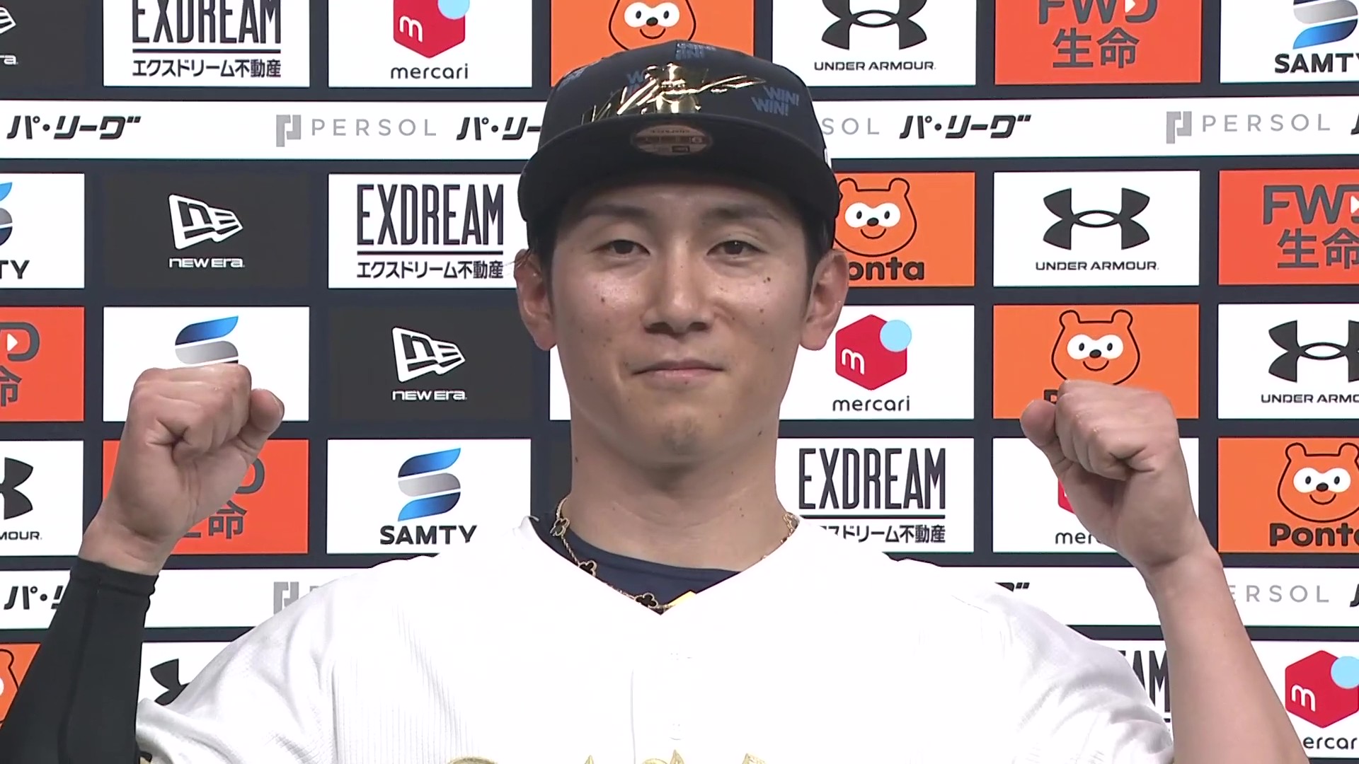 バファローズ・西川龍馬選手ヒーローインタビュー 4月9日 オリックス・バファローズ 対 千葉ロッテマリーンズ