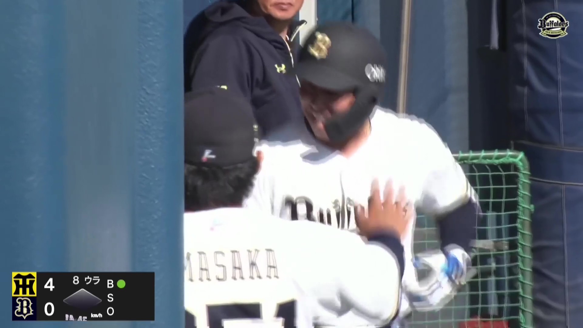 【ファーム】反撃の一発!! バファローズ・池田陵真 高めの球をレフトスタンドへホームラン!! 2026年3月26日 オリックス・バファローズ 対 阪神タイガース