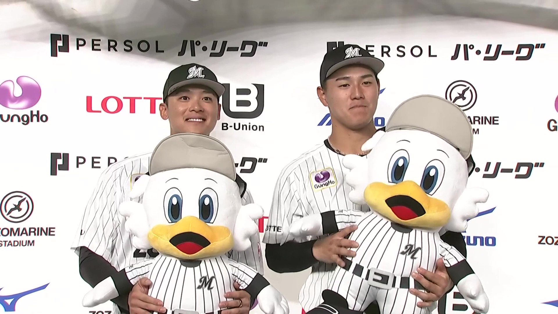 マリーンズ・西川史礁選手・石川慎吾選手ヒーローインタビュー 4月21日 千葉ロッテマリーンズ 対 オリックス・バファローズ