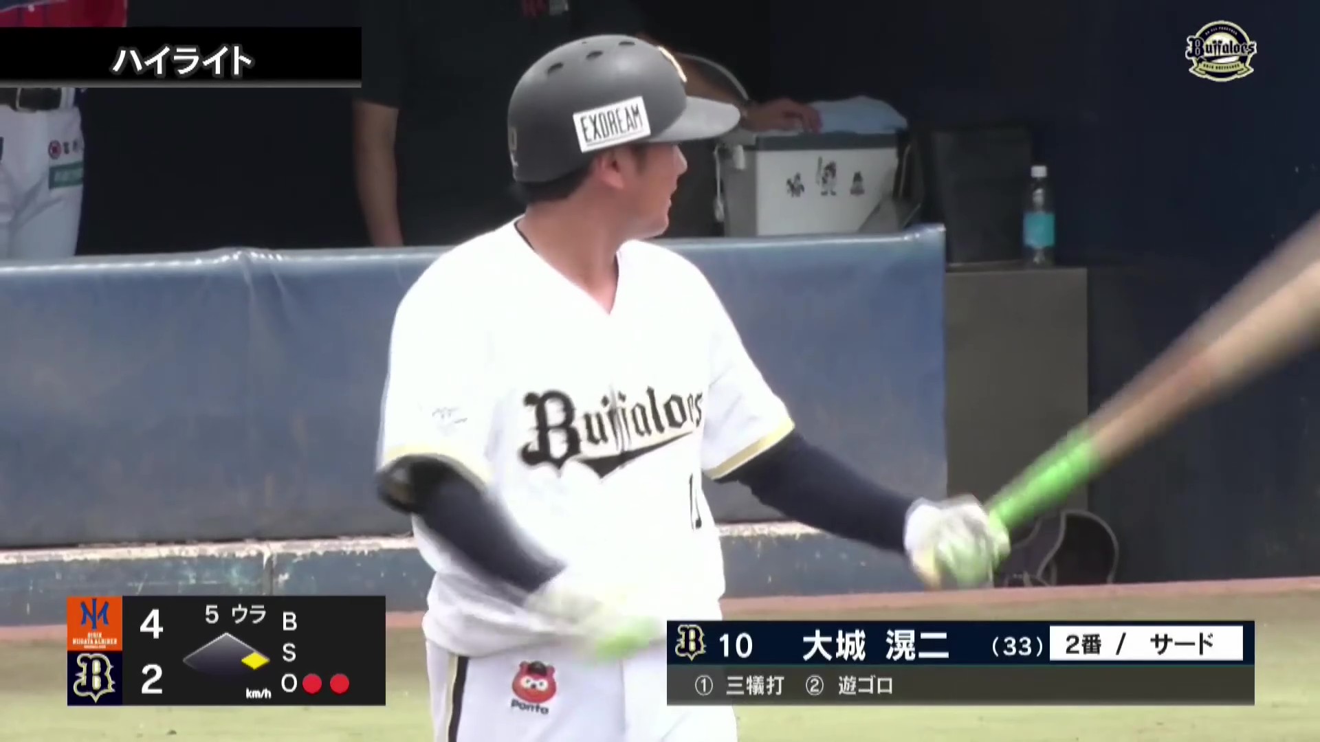 【ファーム】8月4日 オリックス・バファローズ 対 オイシックス新潟アルビレックスBC ハイライト