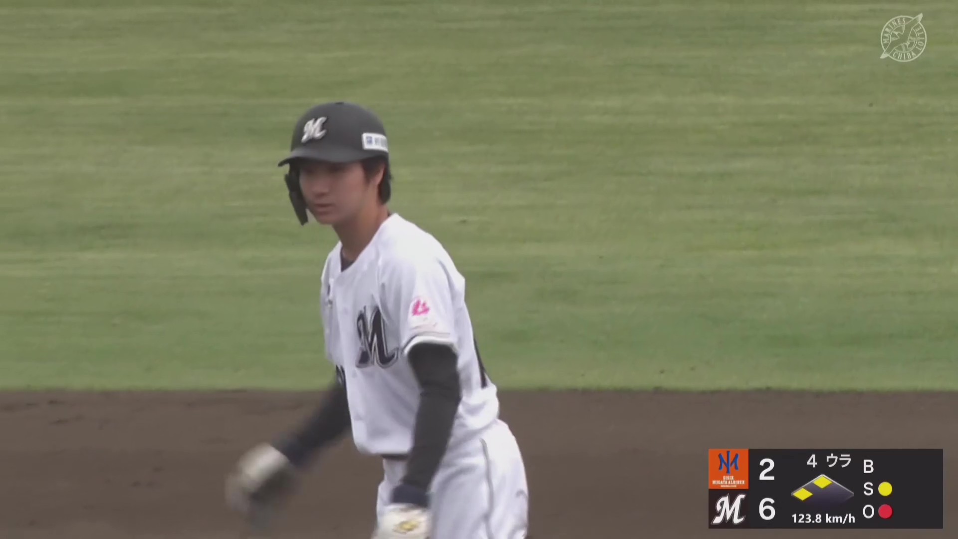 【ファーム】マリーンズの育成ルーキー・杉山諒 俊足を活かしファーム・リーグ東地区トップの7盗塁!! 2026年4月15日 千葉ロッテマリーンズ 対 オイシックス新潟アルビレックスBC