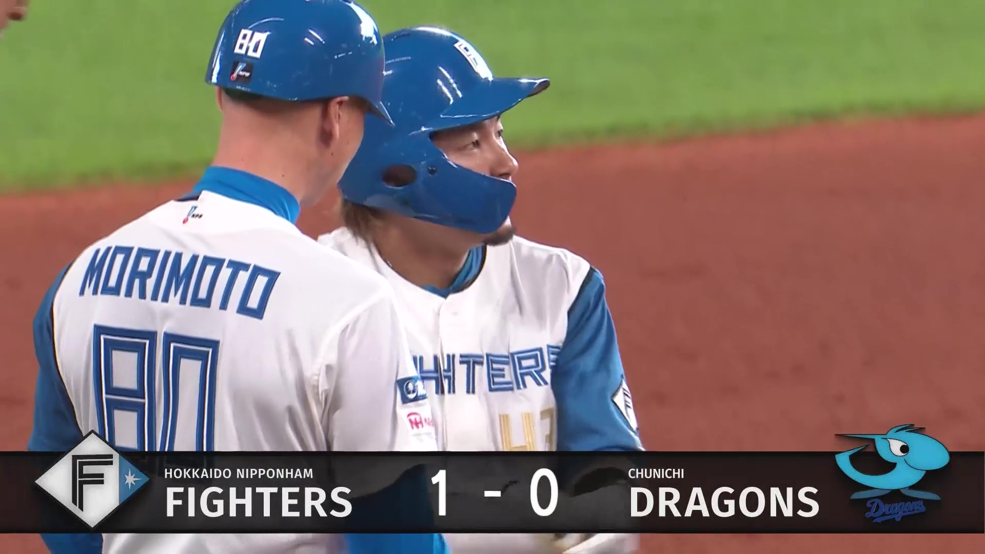 【3回裏】チャンスをものに!! ファイターズ・水野達稀 左中間へ先制のタイムリー3ベース!! 2026年6月13日 北海道日本ハムファイターズ 対 中日ドラゴンズ