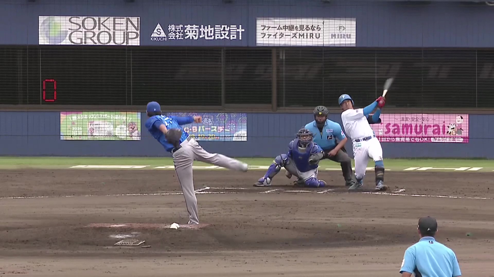 【ファーム】打った瞬間確信!! ファイターズ・有薗直輝 場外への特大ホームランを放つ!! 2026年7月18日 北海道日本ハムファイターズ 対 横浜DeNAベイスターズ