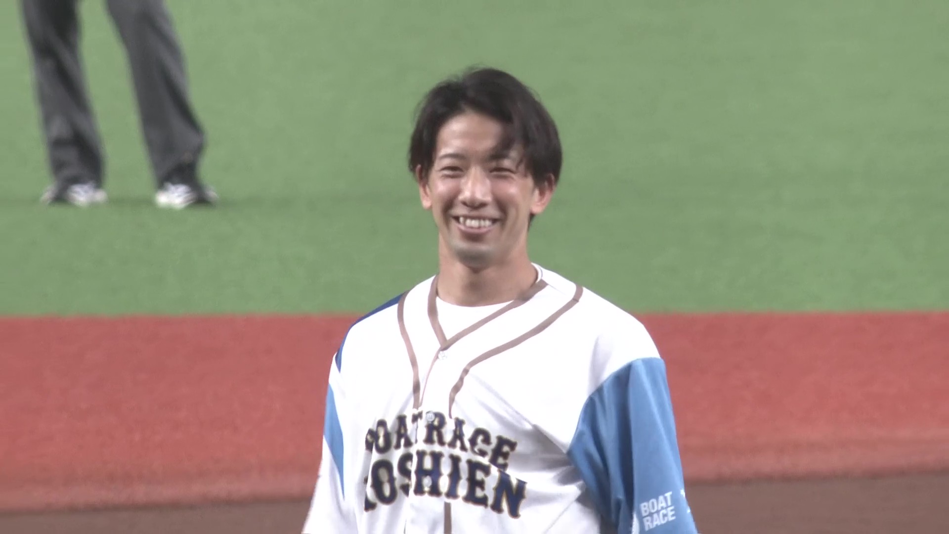 【始球式】ライオンズOBで、現在はボートレーサーとして活躍中の野田昇吾選手が登場!! 2026年6月27日 埼玉西武ライオンズ 対 北海道日本ハムファイターズ