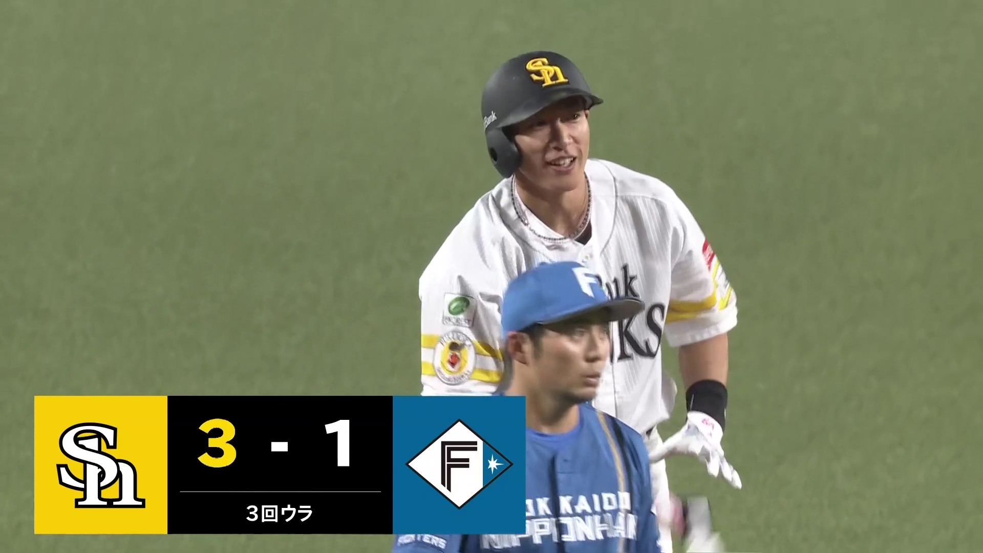 【3回裏】ベテランの一打!! ホークス・柳田悠岐 初球を捉えてセンターへの勝ち越しタイムリー!! 2026年5月23日 福岡ソフトバンクホークス 対 北海道日本ハムファイターズ