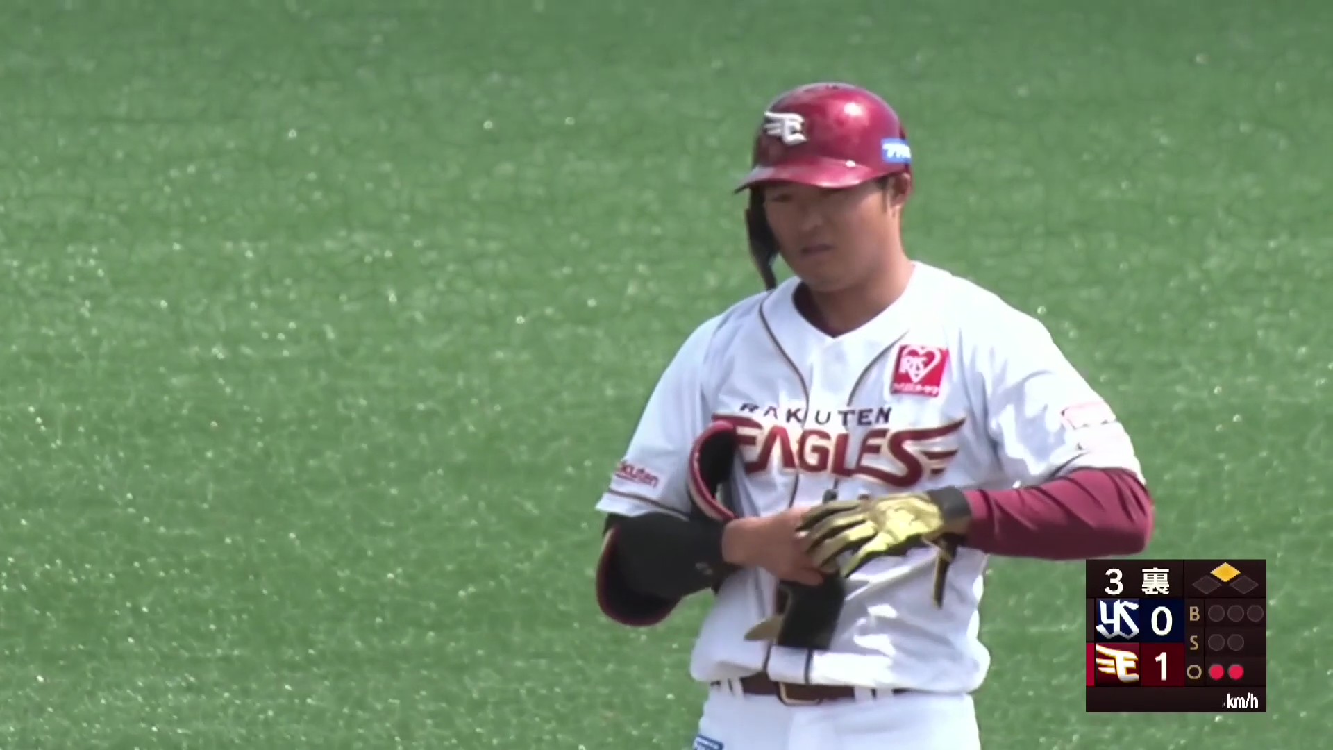 【ファーム】フェンス際への長打!! イーグルス・阪上翔也 ライトへのタイムリー2ベースで先制!! 2026年5月9日 東北楽天ゴールデンイーグルス 対 東京ヤクルトスワローズ