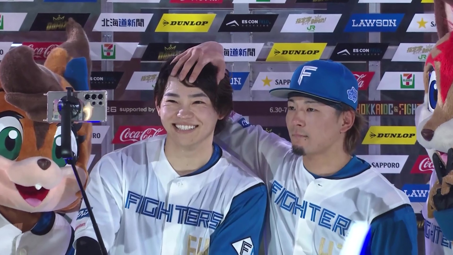 ファイターズ・田宮裕涼選手・水野達稀選手ヒーローインタビュー 6月13日 北海道日本ハムファイターズ 対 中日ドラゴンズ