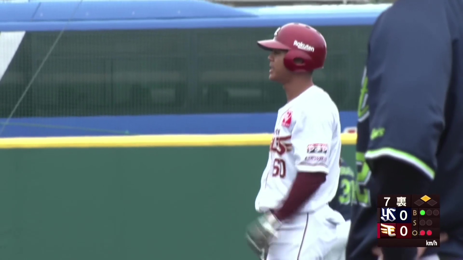 【ファーム】持ち前のスピードでアピール!! イーグルス・ワォーターズ 俊足を活かし盗塁を決める!! 2026年3月27日 東北楽天ゴールデンイーグルス 対 東京ヤクルトスワローズ