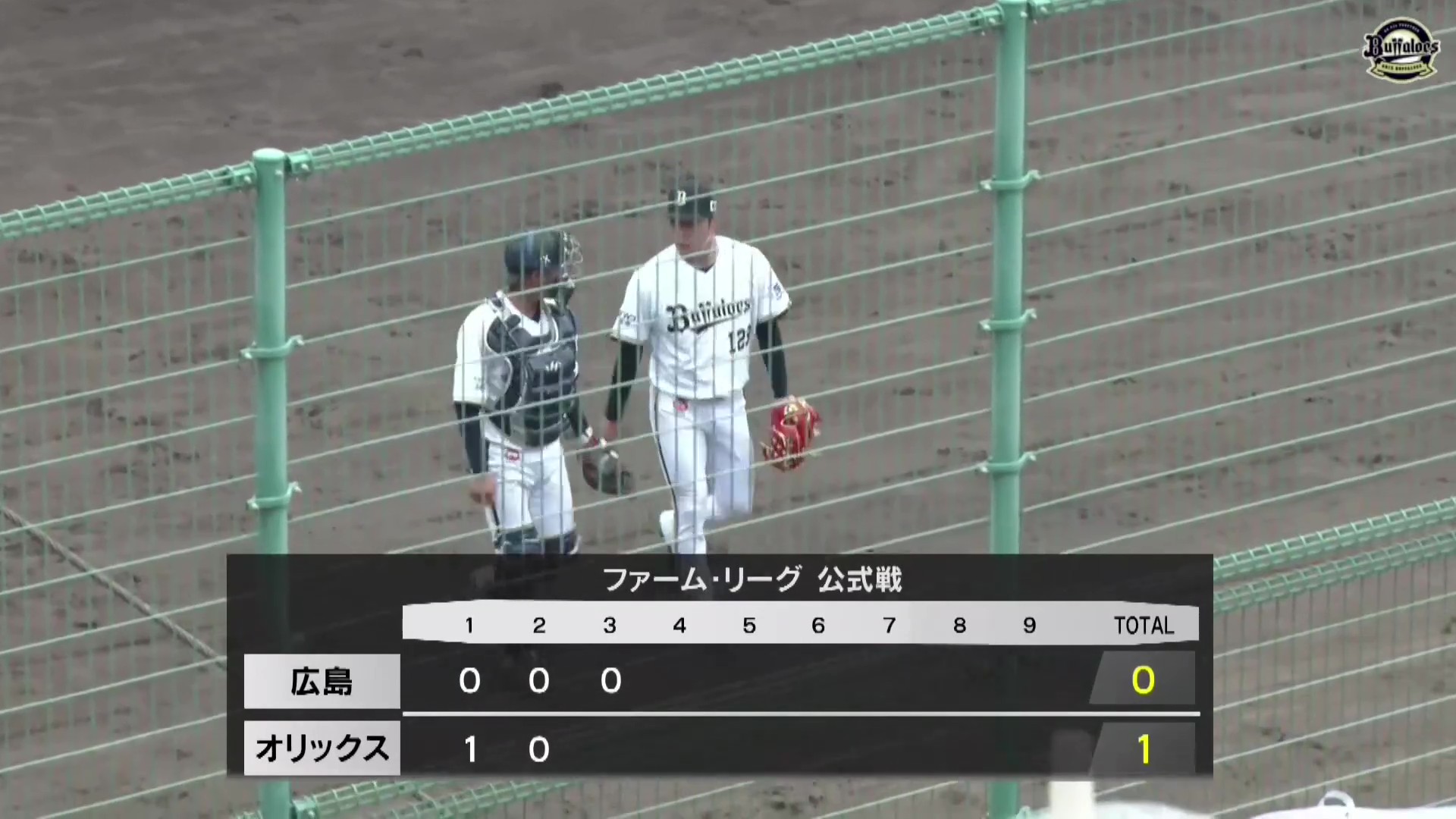 【ファーム】3球三振!! バファローズ・東山玲士 1回2奪三振無失点のナイスピッチング!! 2026年7月4日 オリックス・バファローズ 対 広島東洋カープ