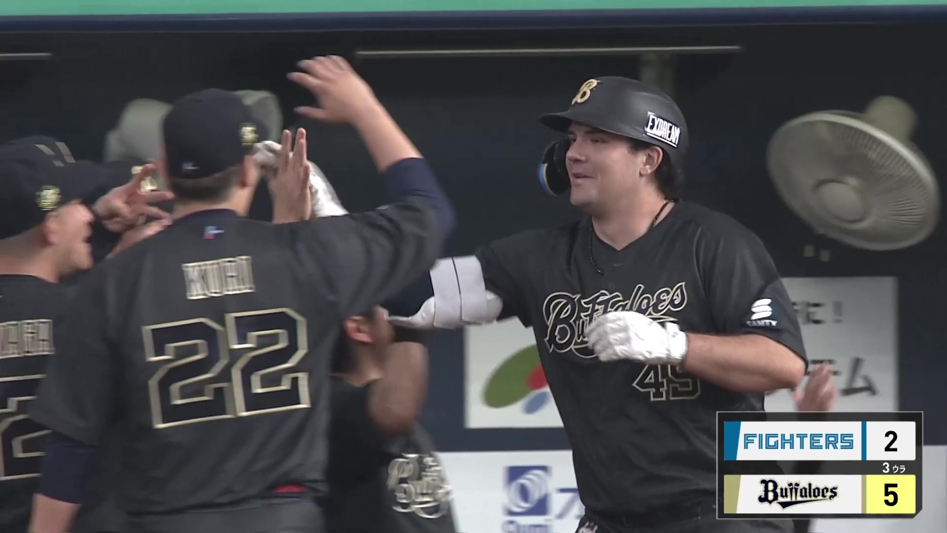 【3回裏】貴重な追加点!! バファローズ・シーモア 左中間への第2号2ランホームランでリードを広げる!! 2026年4月26日 オリックス・バファローズ 対 北海道日本ハムファイターズ