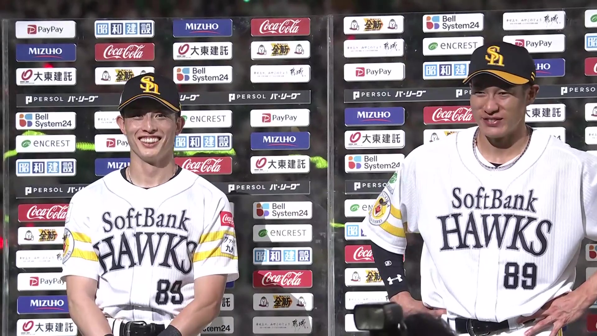ホークス・周東佑京選手・柳田悠岐選手ヒーローインタビュー 5月24日 福岡ソフトバンクホークス 対 北海道日本ハムファイターズ