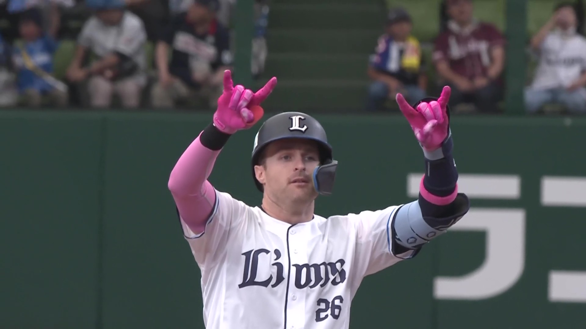 【1回裏】2試合連続適時打!! ライオンズ・ネビン ライトフェンス直撃の先制タイムリー2ベース!! 2026年5月10日 埼玉西武ライオンズ 対 東北楽天ゴールデンイーグルス