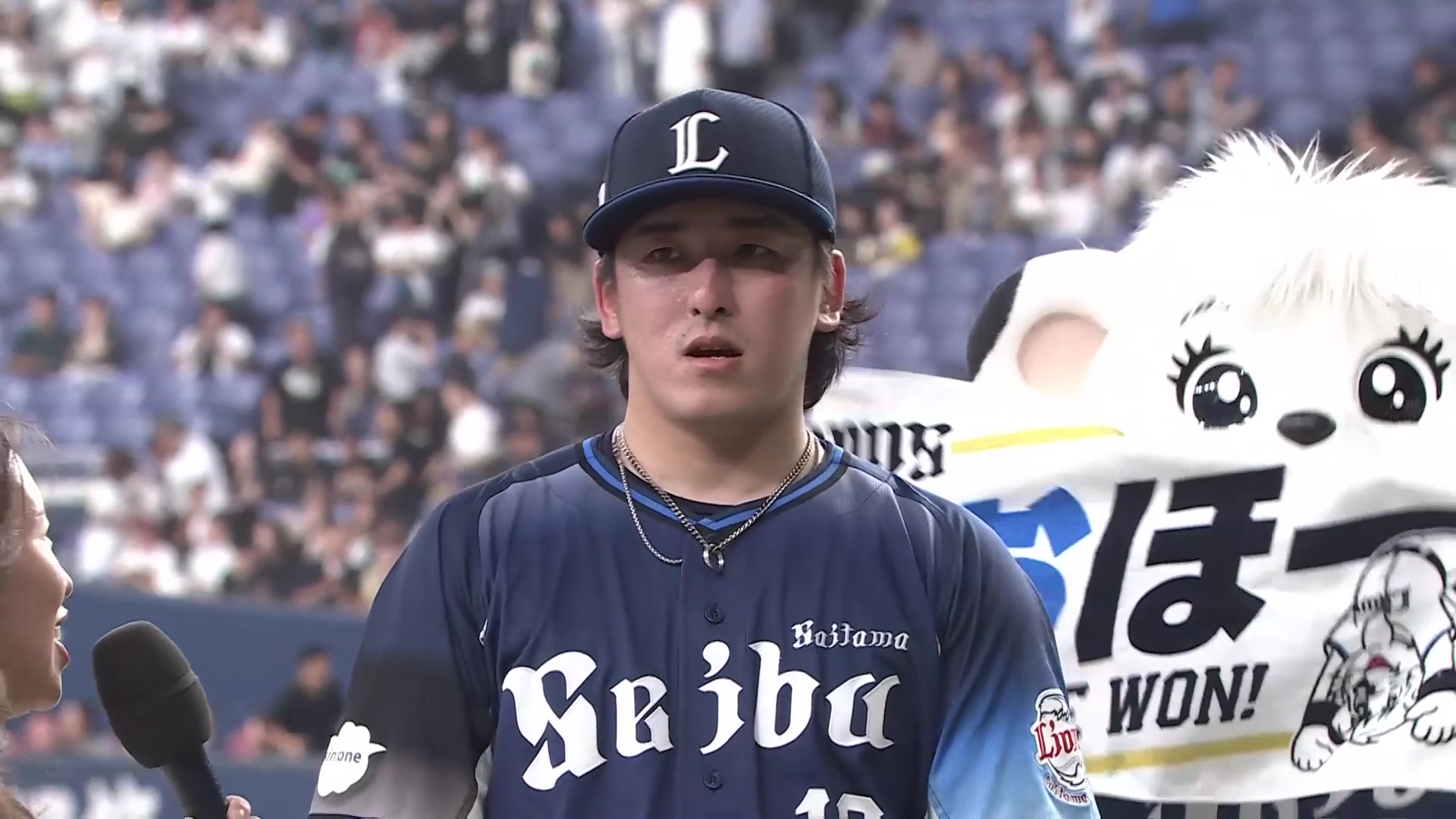 ライオンズ・隅田知一郎投手ヒーローインタビュー 6月20日 オリックス・バファローズ 対 埼玉西武ライオンズ