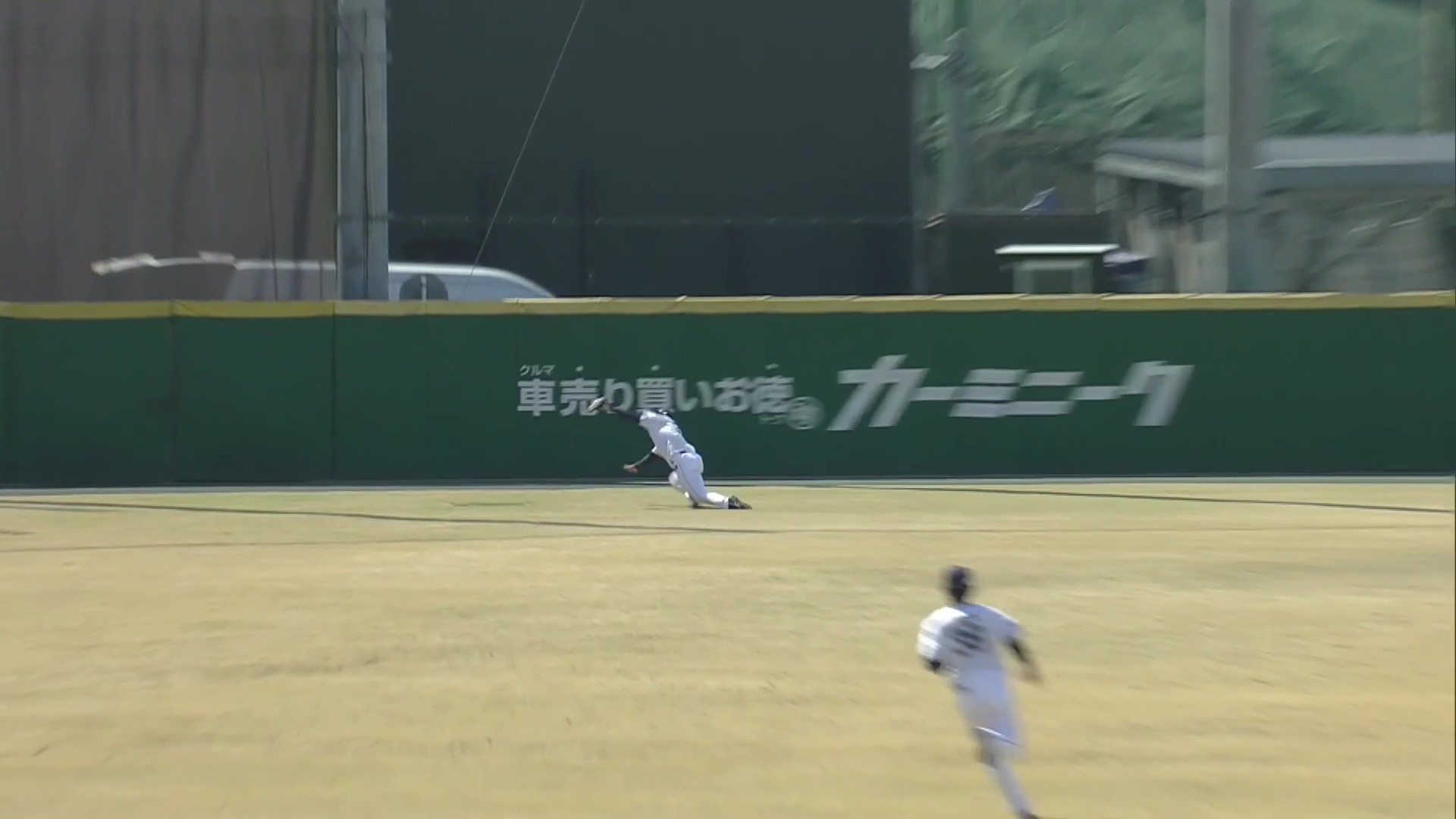 【ファーム】ガッツ溢れるプレー!! ライオンズ・茶野篤政 レフトへの大きな打球をダイビングキャッチ!! 2026年3月21日 埼玉西武ライオンズ 対 千葉ロッテマリーンズ