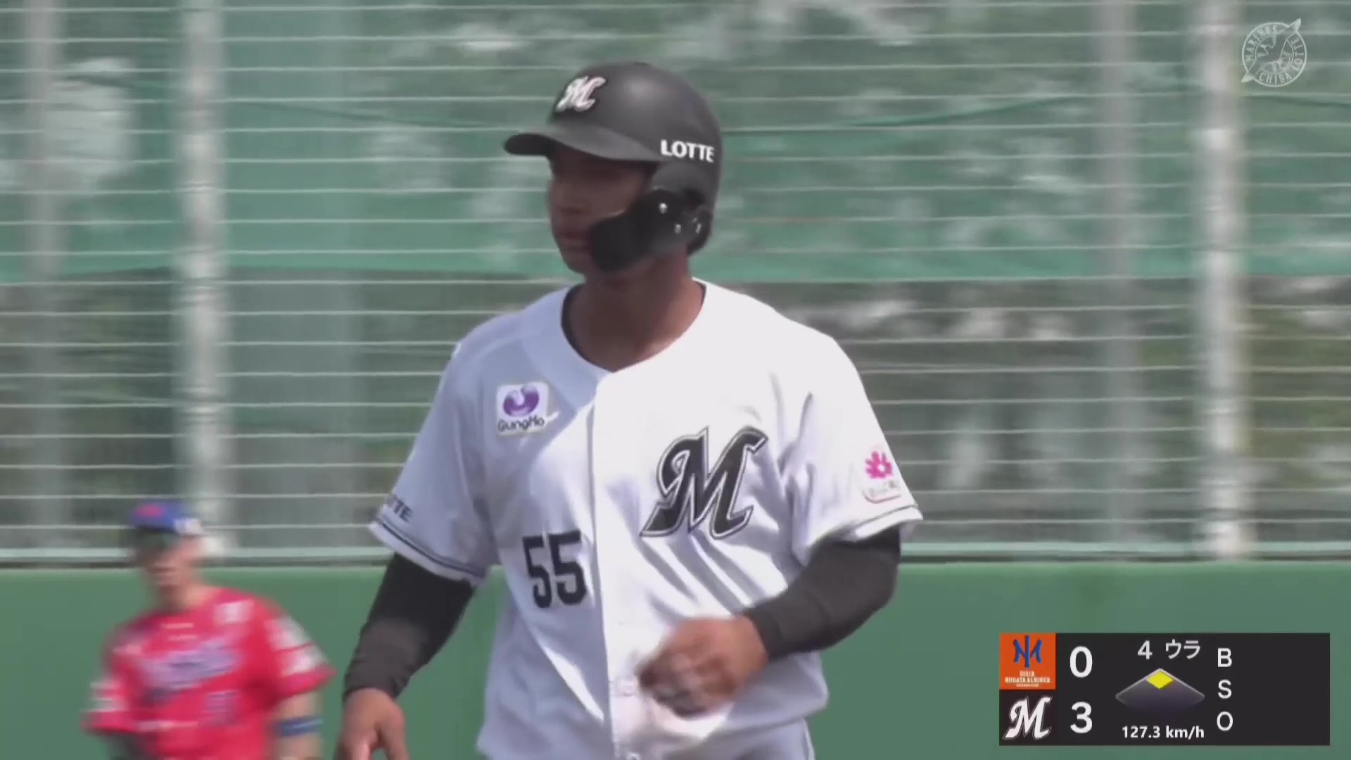 【ファーム】4番の一打!! マリーンズ・櫻井ユウヤ フェンス直撃のタイムリー2ベースを放つ!! 2026年4月14日 千葉ロッテマリーンズ 対 オイシックス新潟アルビレックスBC