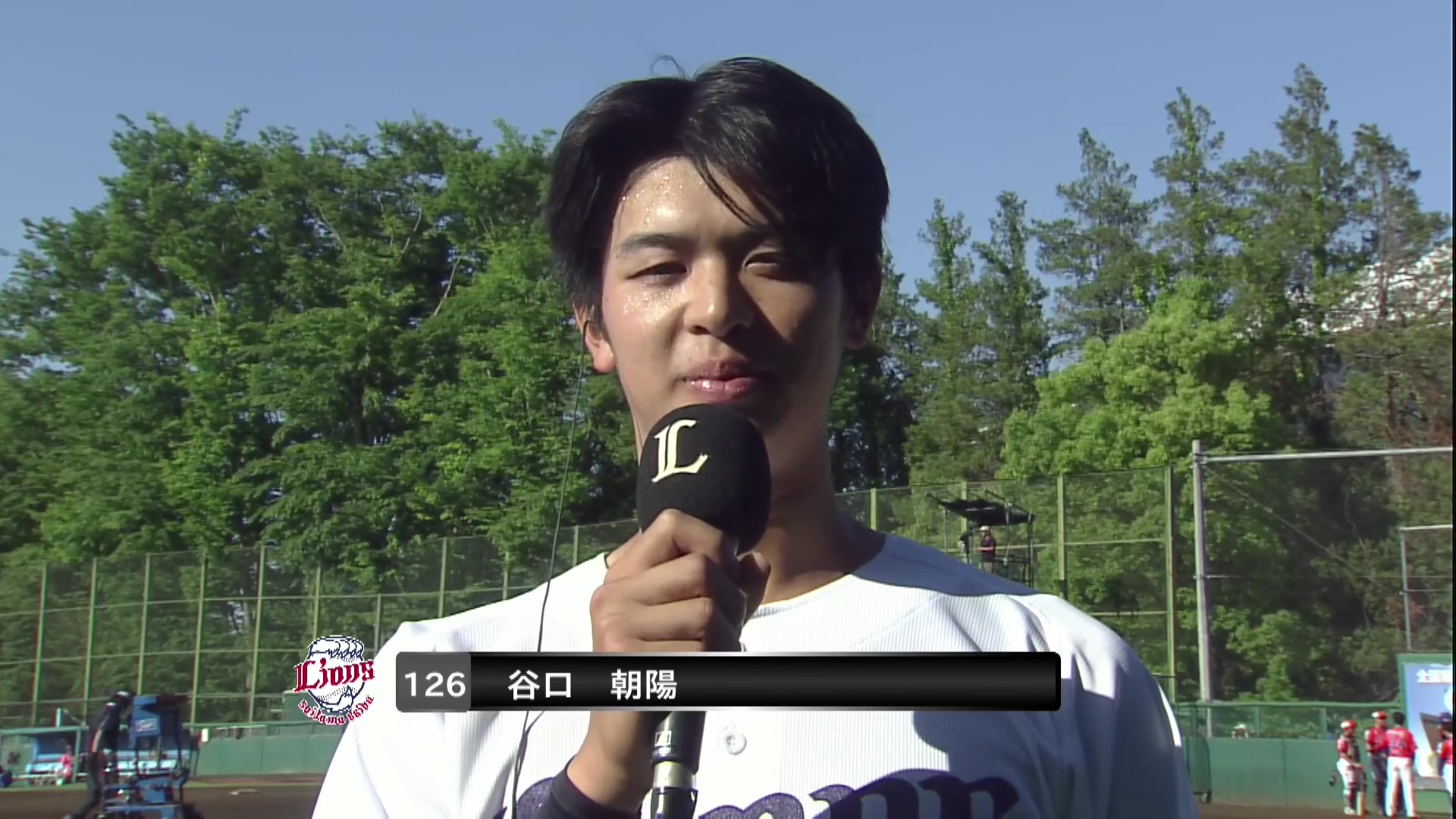 ライオンズ・谷口朝陽選手ヒーローインタビュー 5月5日 埼玉西武ライオンズ 対 オイシックス新潟アルビレックスBC
