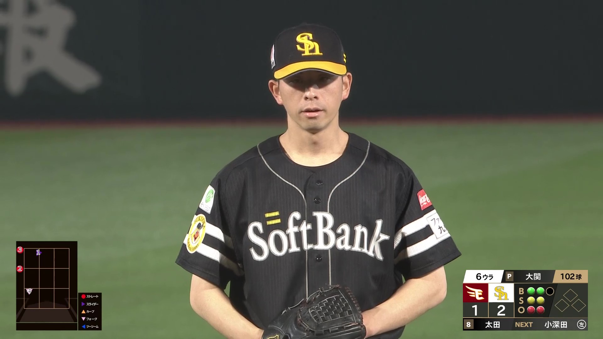 【6回裏】粘りのピッチング!! ホークス・大関友久 今季初登板は6回103球4奪三振の好投!! 2026年3月31日 東北楽天ゴールデンイーグルス 対 福岡ソフトバンクホークス