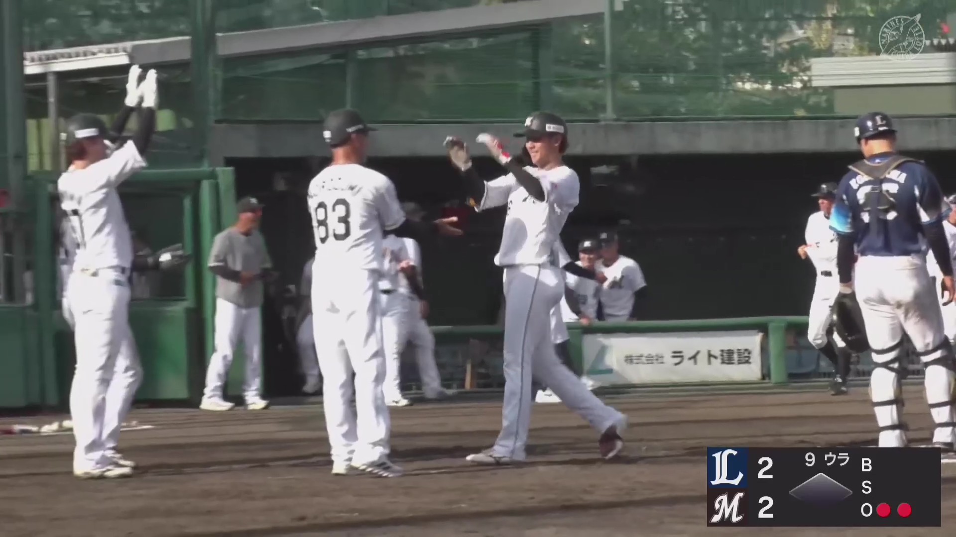 【ファーム】劇的な幕切れ!! マリーンズ・藤田和樹 逆方向へのサヨナラ2ランホームラン!! 2026年9月22日 千葉ロッテマリーンズ 対 埼玉西武ライオンズ