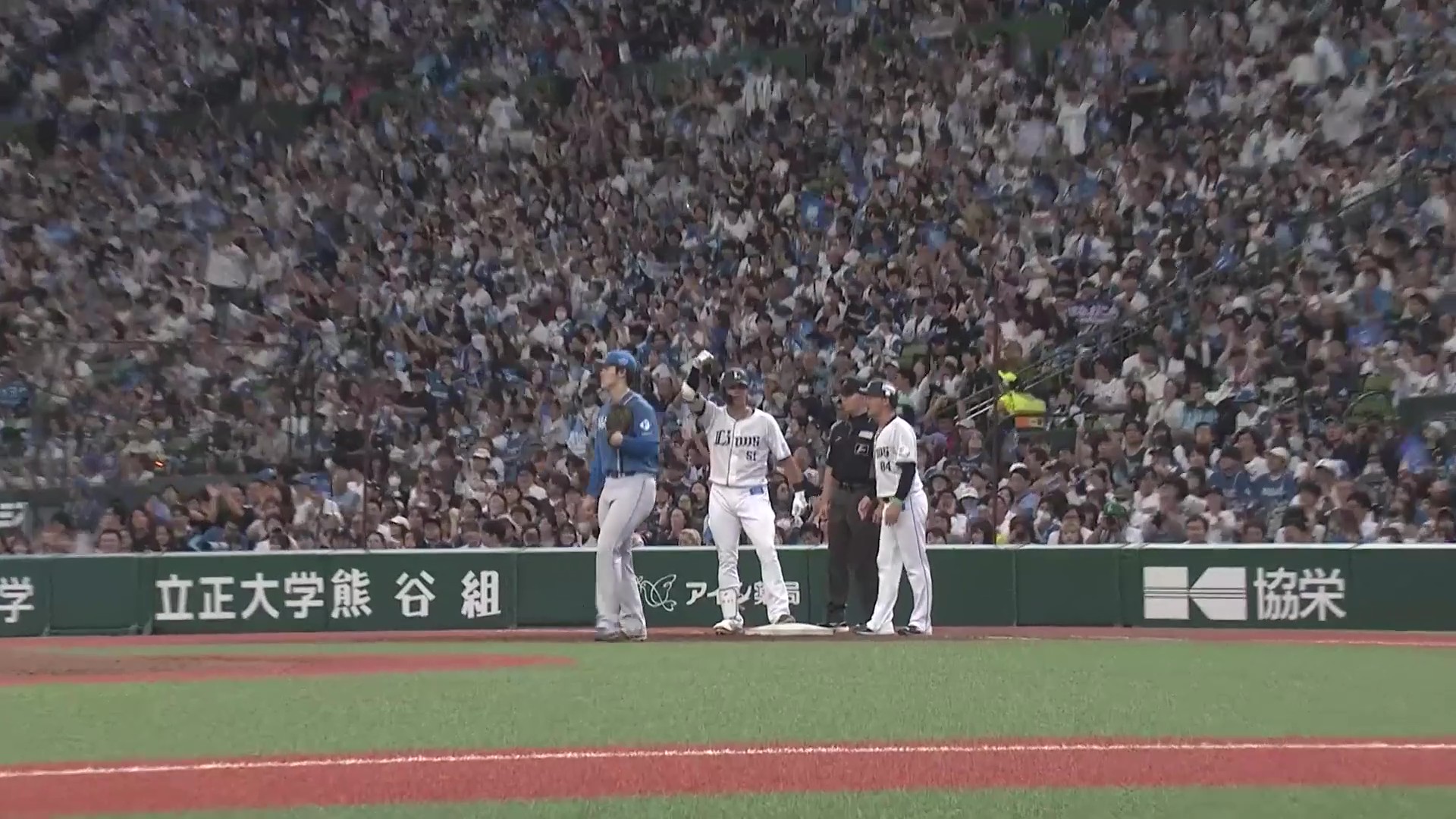 【5回裏】初球を捉えた!! ライオンズ・西川愛也 センター前へのタイムリーヒットで同点!! 2026年10月10日 埼玉西武ライオンズ 対 北海道日本ハムファイターズ