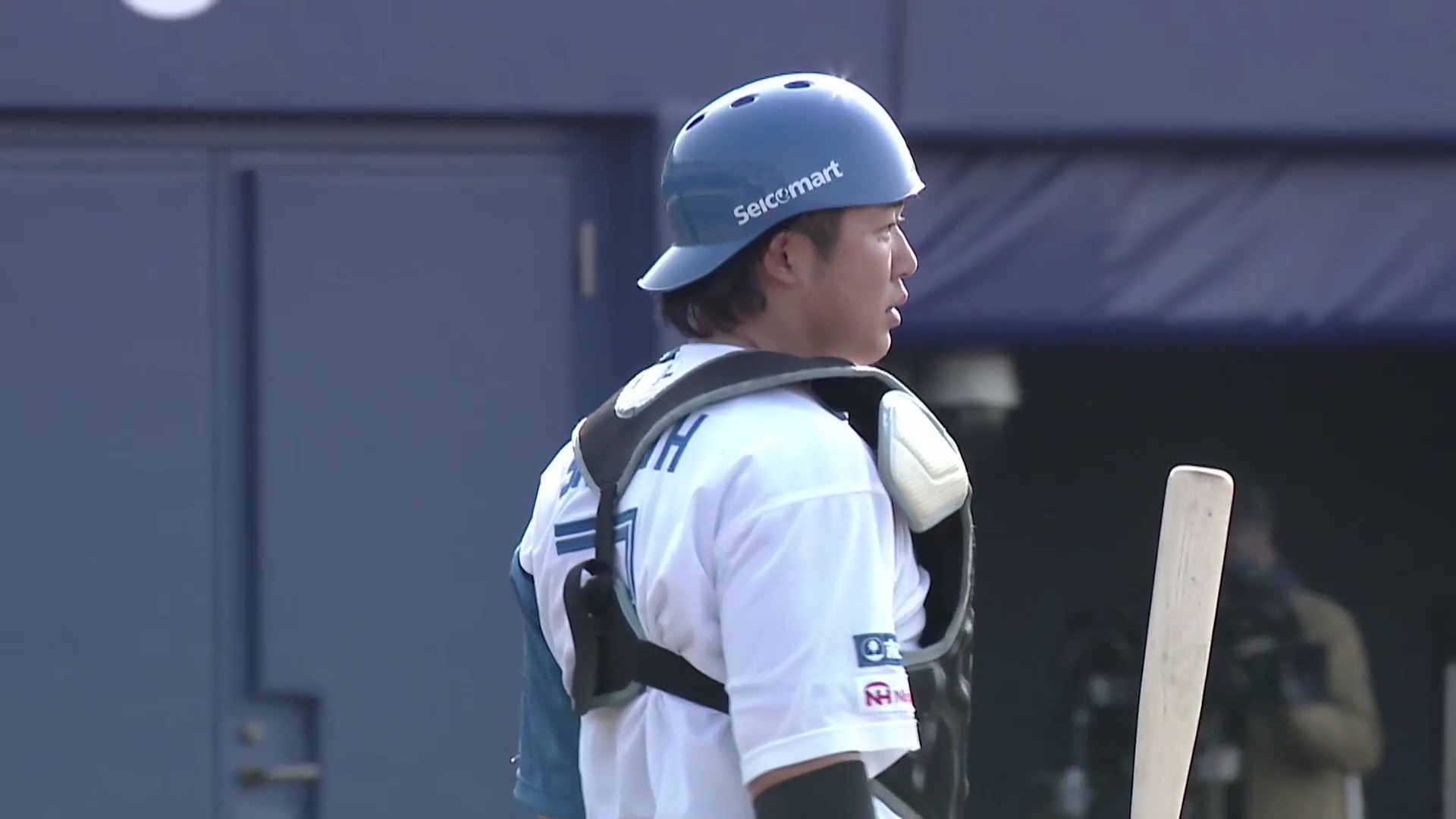 【ファーム】ファイターズ・進藤勇也 素早い送球でズバリ見事な盗塁阻止!! 2026年3月28日 北海道日本ハムファイターズ 対 読売ジャイアンツ